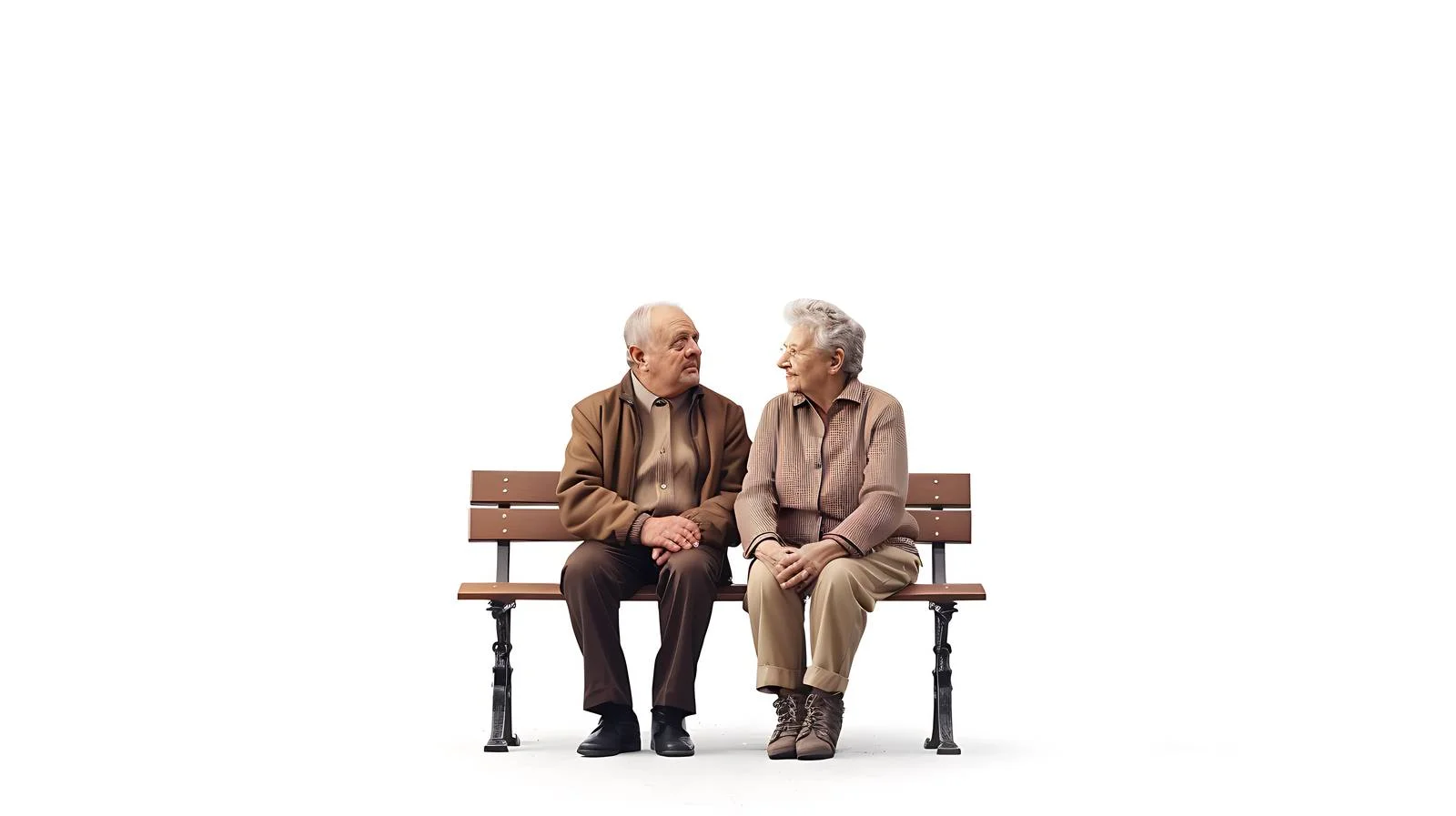 Serene Senior Couple Enjoying Park Bench — free download from Dotvec