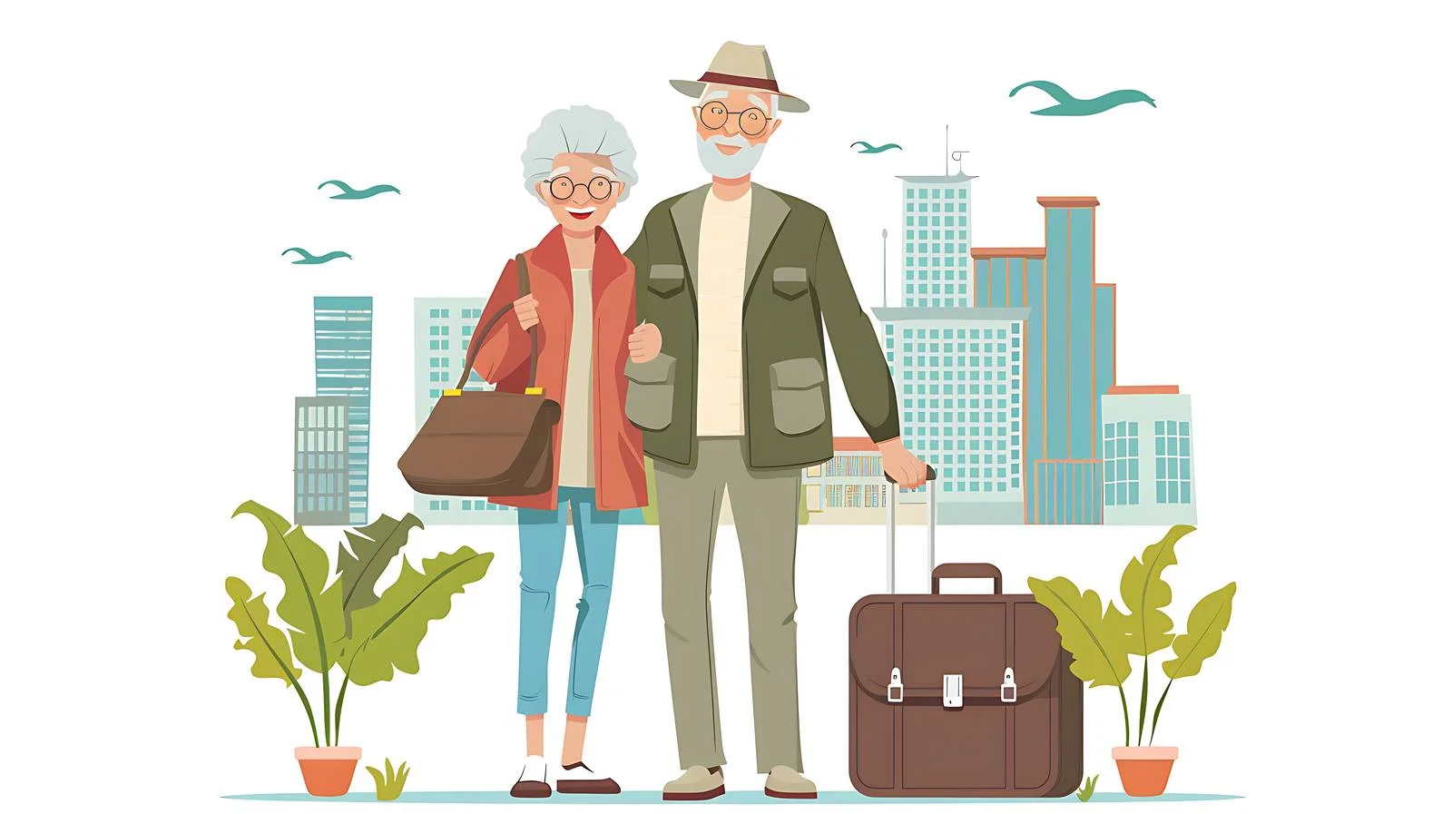 Senior Couple City Break — free download from Dotvec