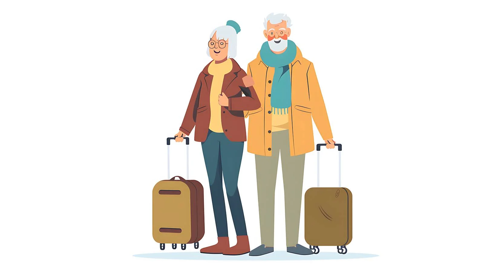 Elderly Couple City Break — free download from Dotvec