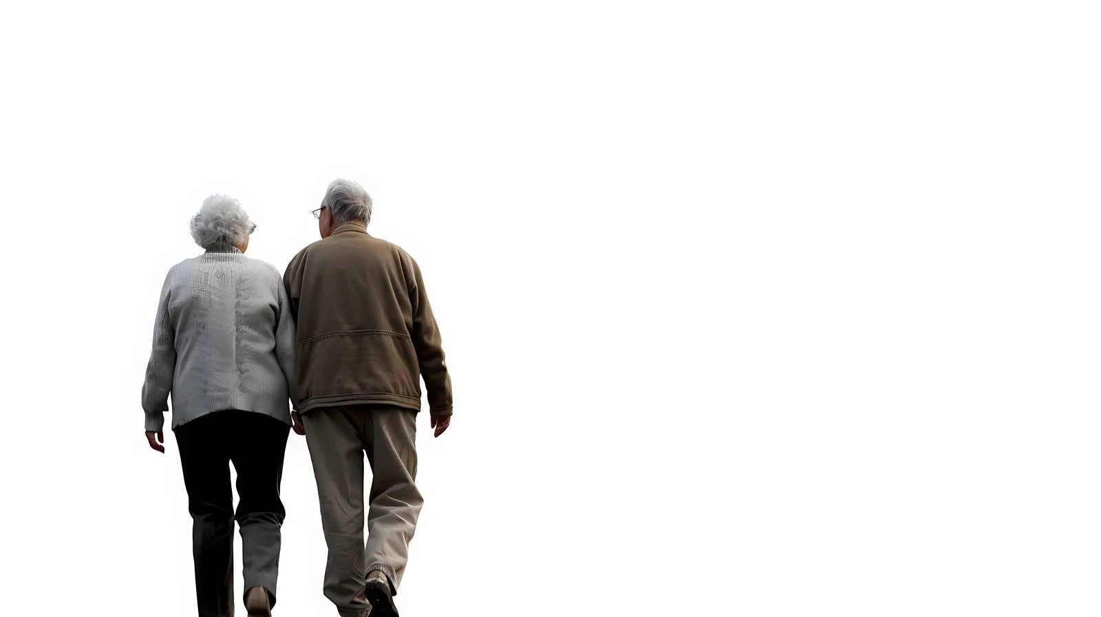 Elderly Couple Strolling in Park — free download from Dotvec