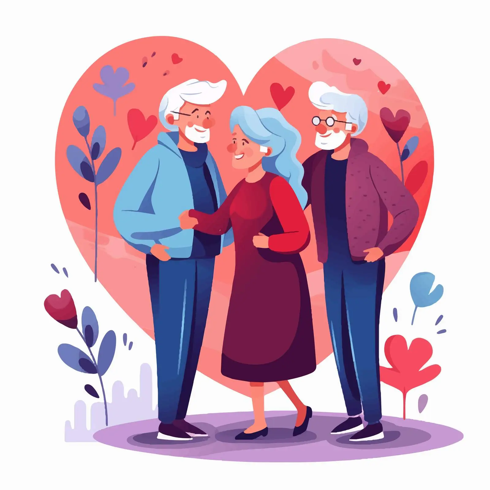 Senior Couples in Love and Relationships — free download from Dotvec