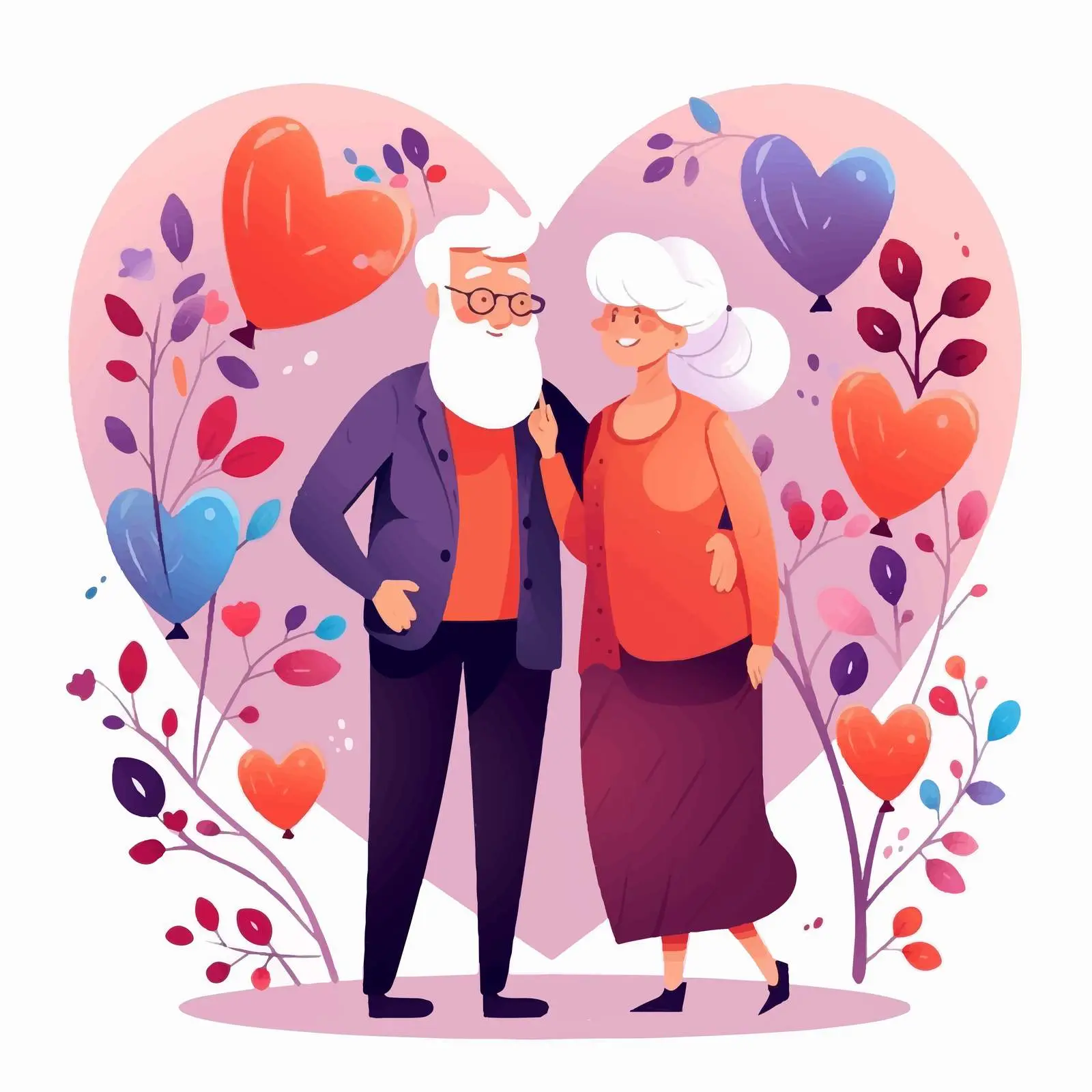 Senior Couples in Love and Relationships – free shared experiences image from Dotvec