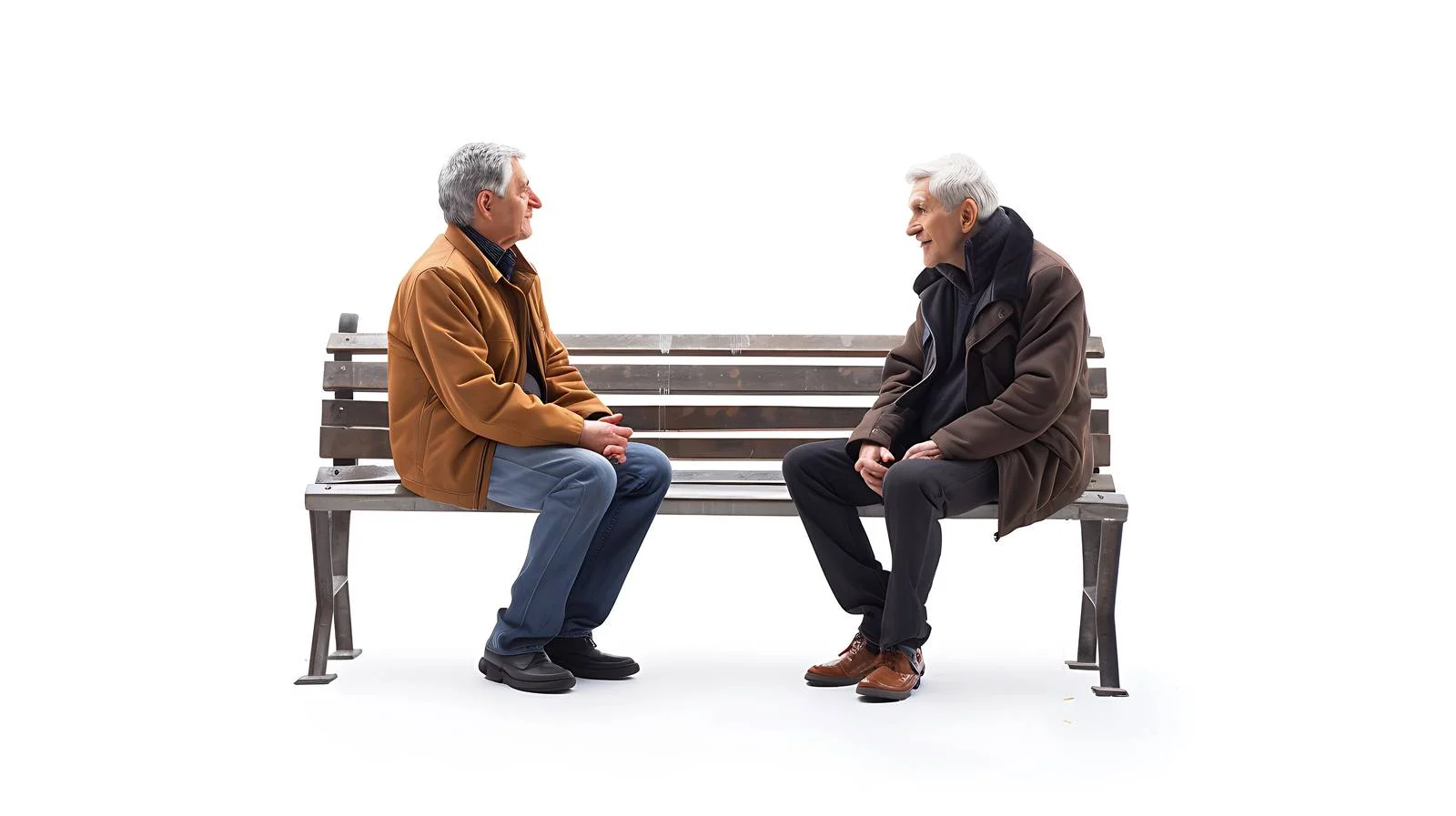 Intergenerational Conversation on Park Bench — free download from Dotvec