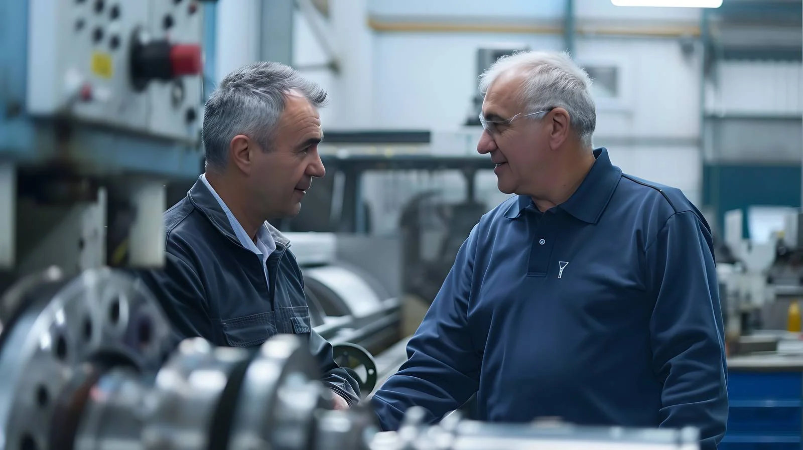 Discussion on Machine Part by Senior Manager — free download from Dotvec