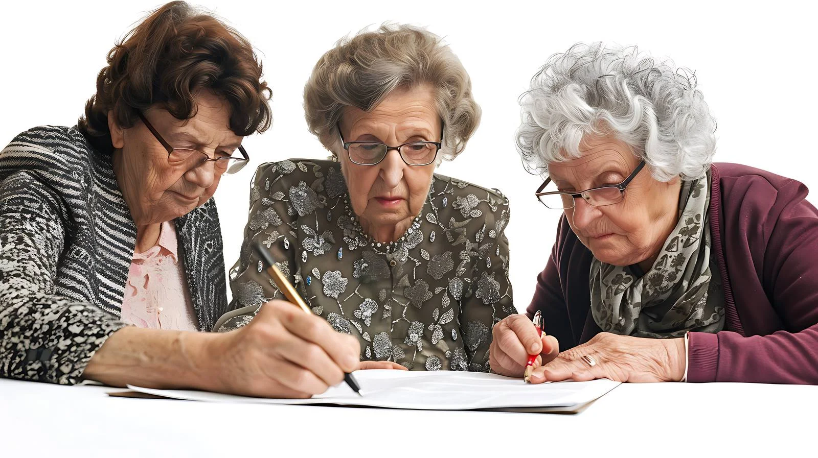 Signing Contract with Friends Support — free download from Dotvec