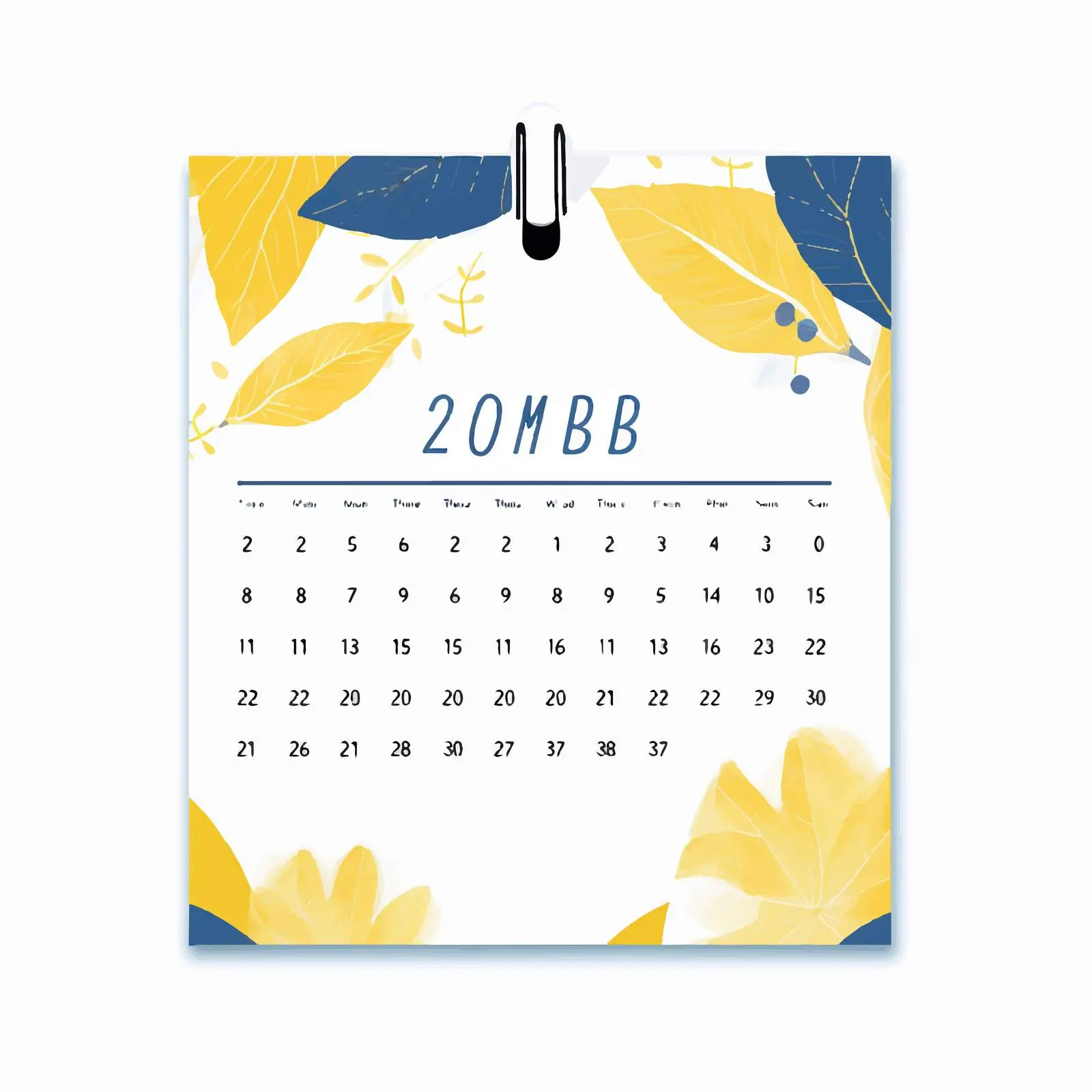 Geometric September 2023 Calendar for Print Advertising — free download from Dotvec