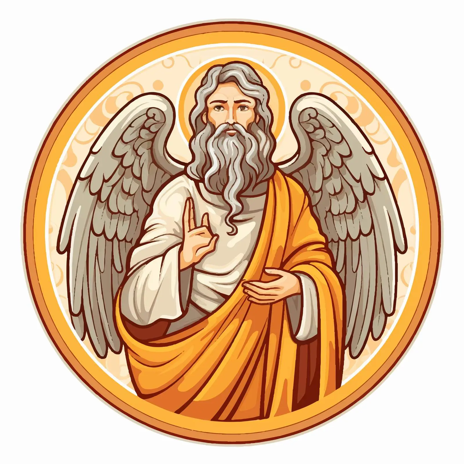 Byzantine Illustration of Saint Matthew the Apostle — free download from Dotvec