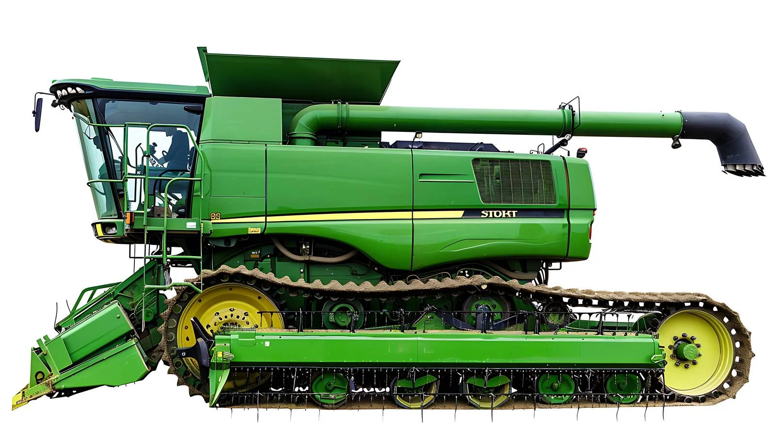 Harvesting in Vojvodina Soybean Field — free download from Dotvec