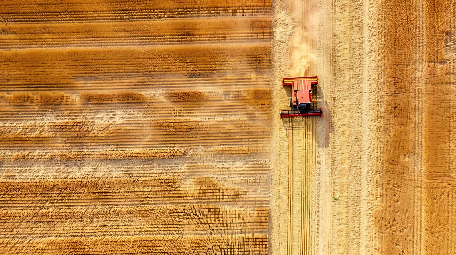 Vojvodina Harvest: Modern Combine on White Field — free download from Dotvec