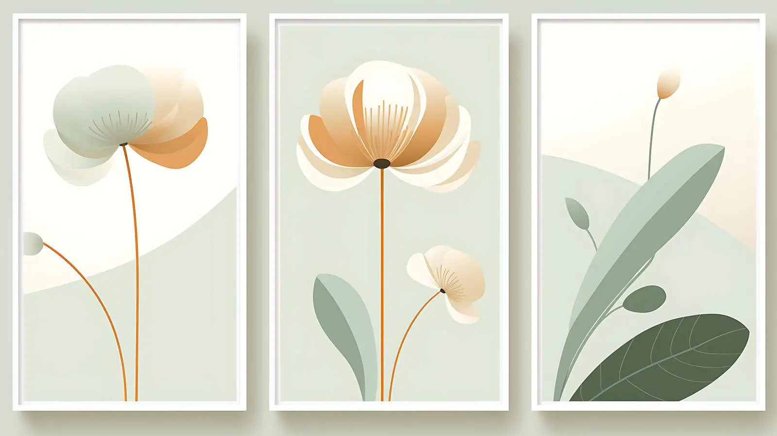 Abstract Flower Market Exhibition Posters — free download from Dotvec