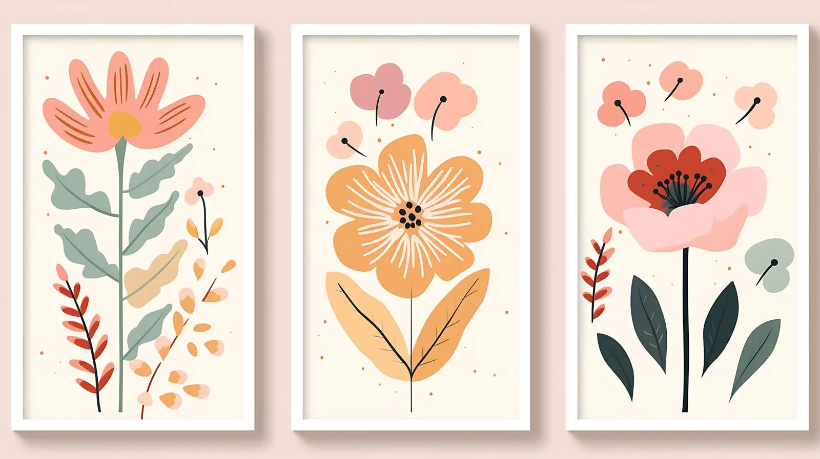 Flower Market Posters Collection — free download from Dotvec