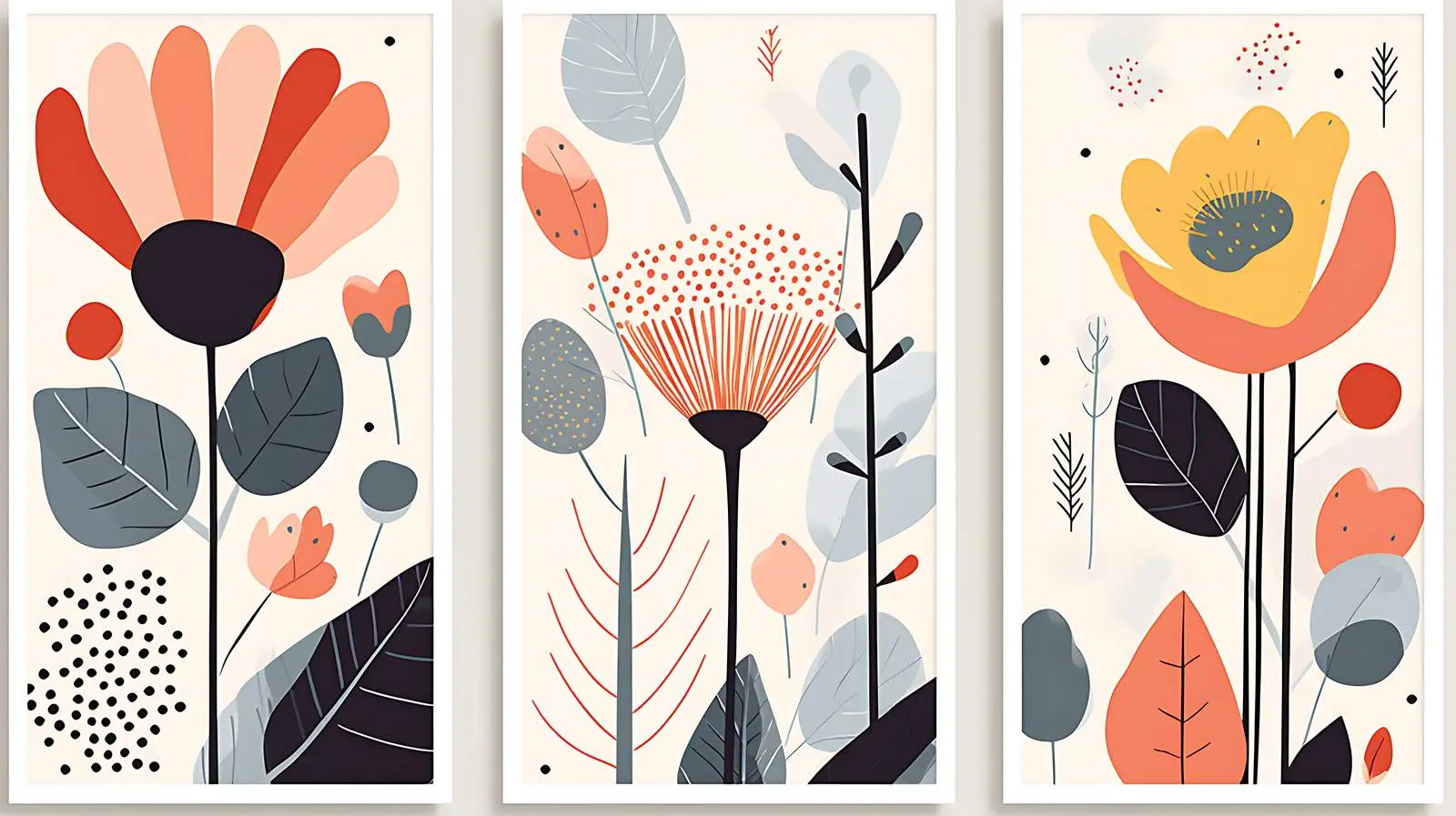 Elegant Floral Market Posters Design — free download from Dotvec