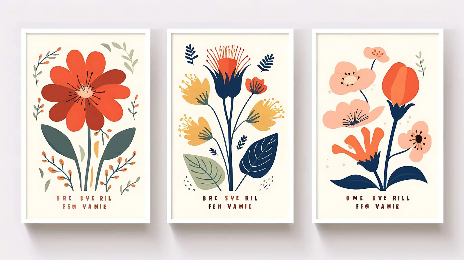 Elegant Flower Market Posters Collection — free download from Dotvec