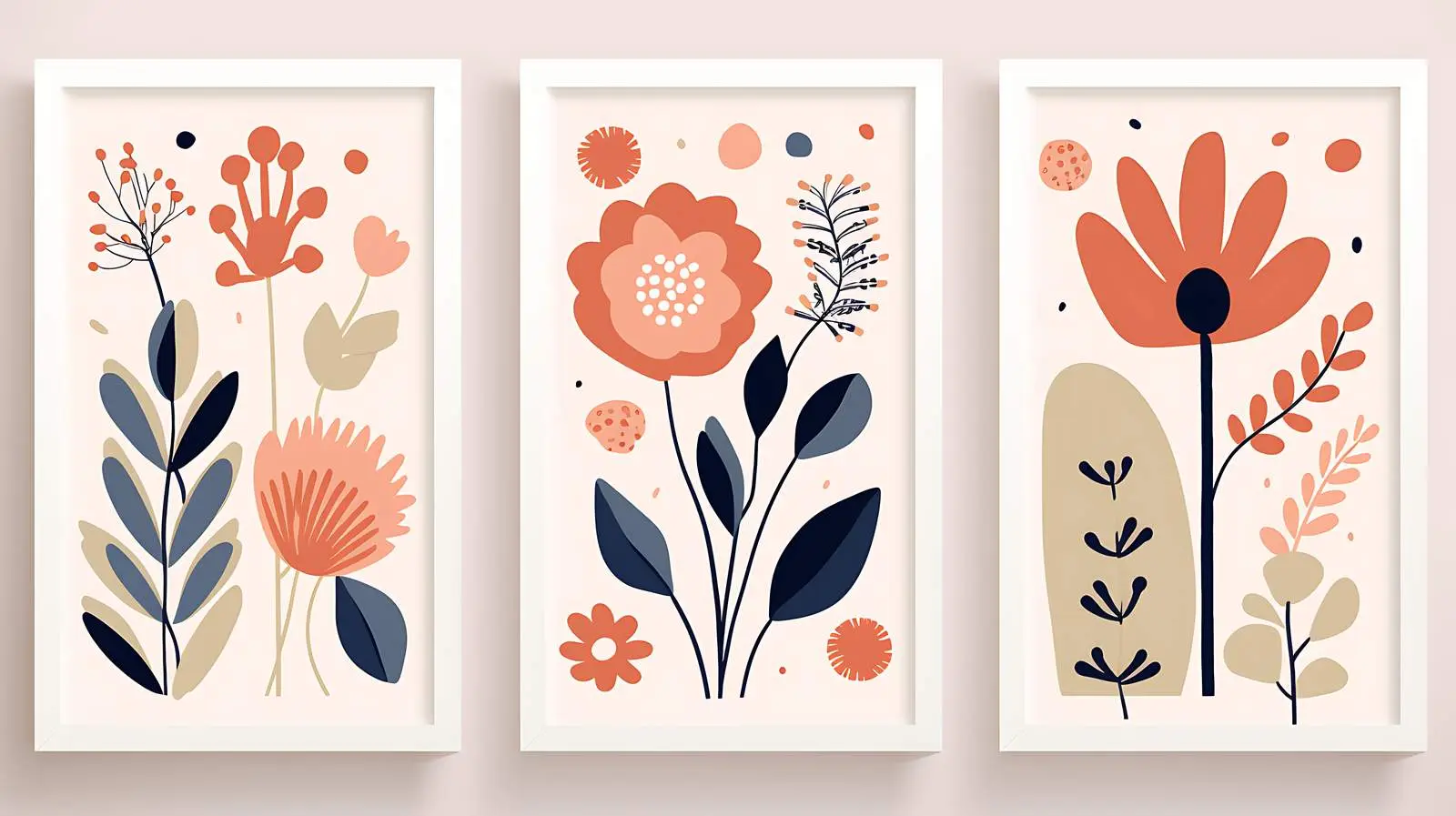 Abstract Flower Market Posters — free download from Dotvec