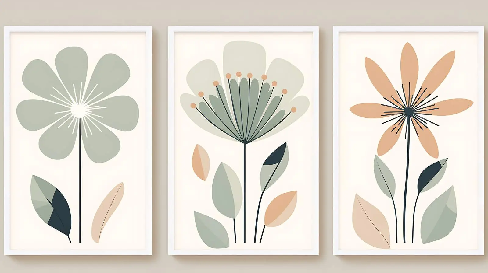 Trendy Flower Market Posters Collection — free download from Dotvec