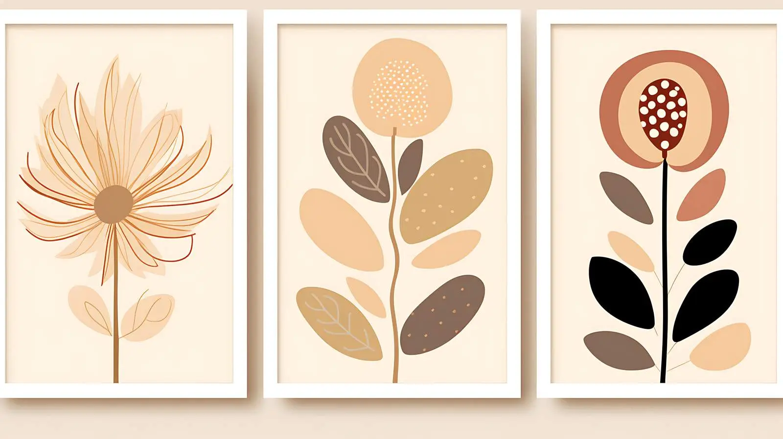 Abstract Floral Market Posters Collection — free download from Dotvec