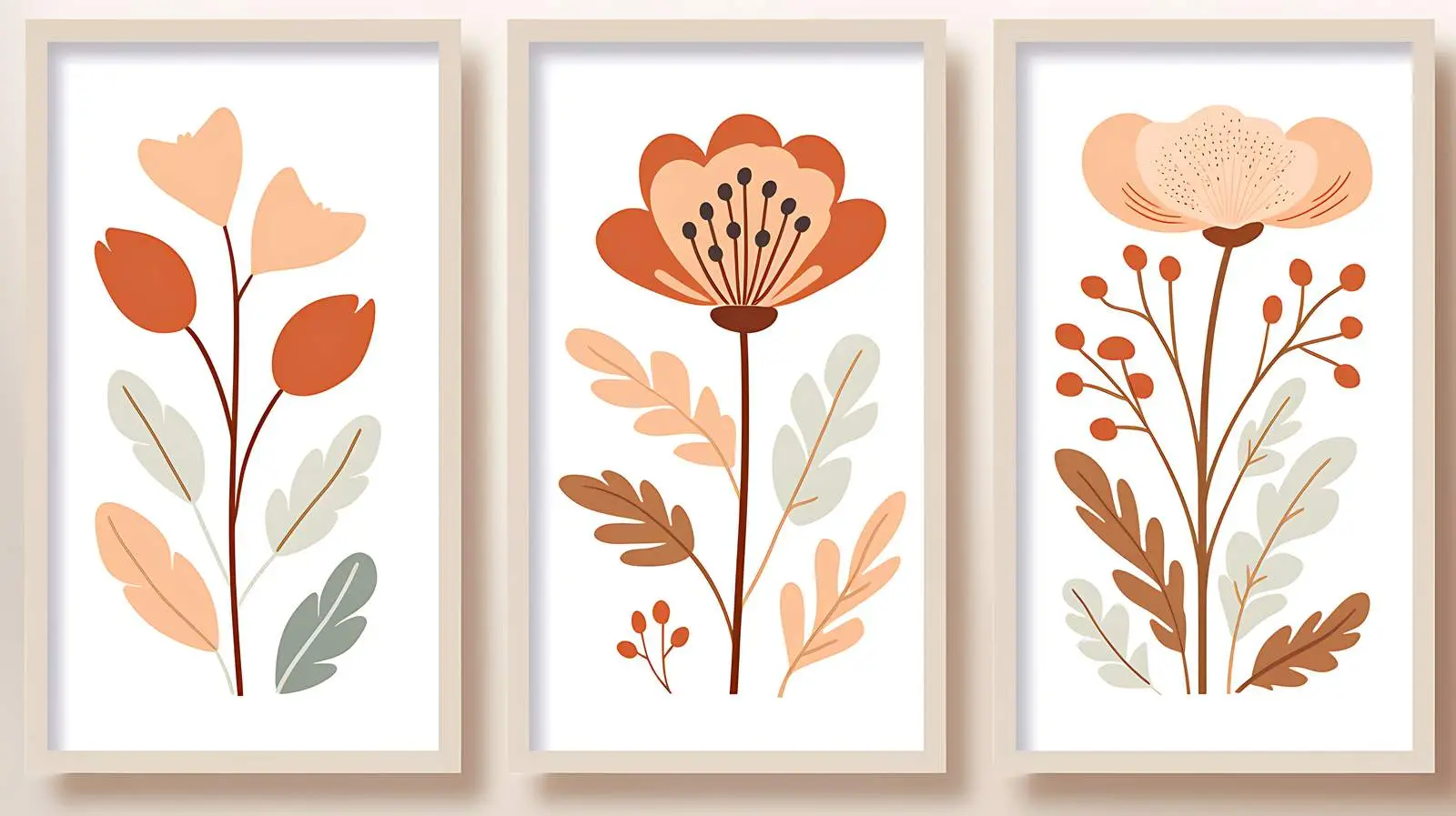 Modern Floral Market Posters Collection — free download from Dotvec