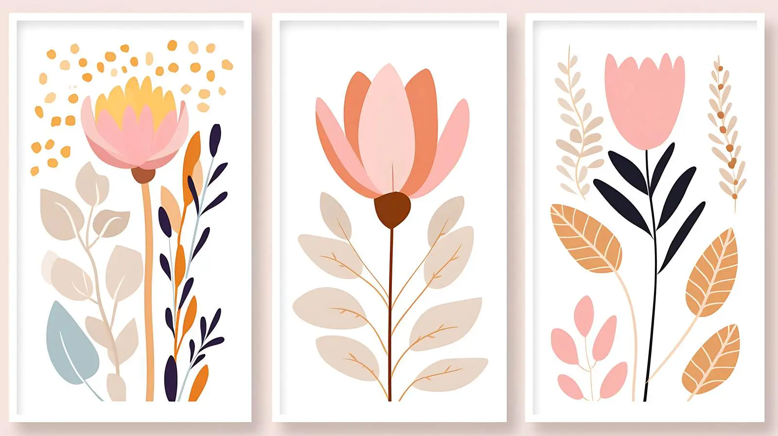 Flower Market Posters Collection — free download from Dotvec