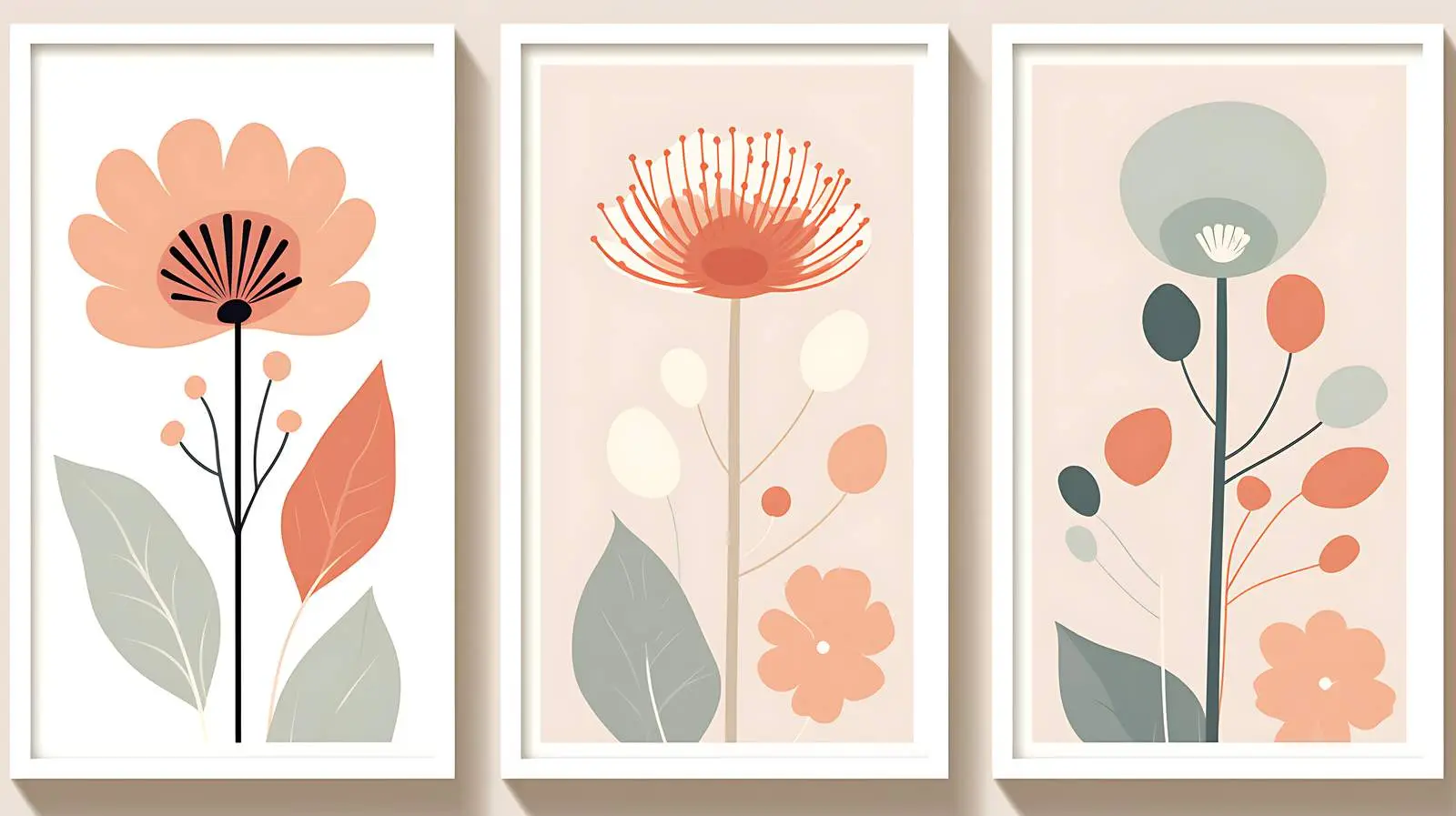 Trendy Flower Market Posters — free download from Dotvec