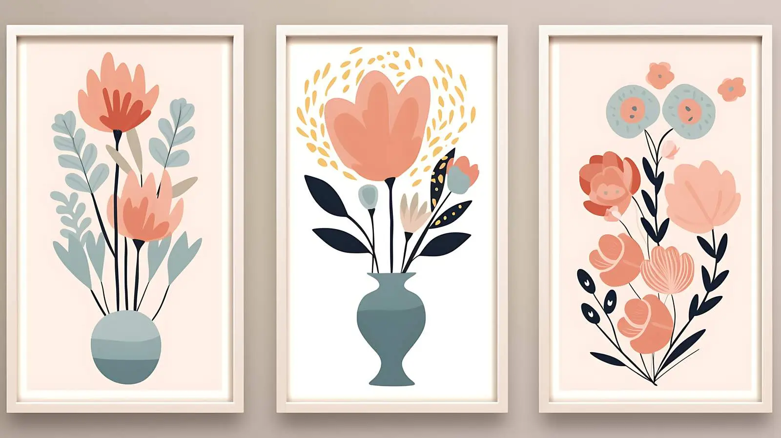 Flower Market Posters Collection — free download from Dotvec