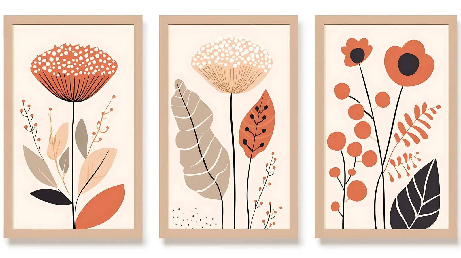 Abstract Floral Market Posters — free download from Dotvec