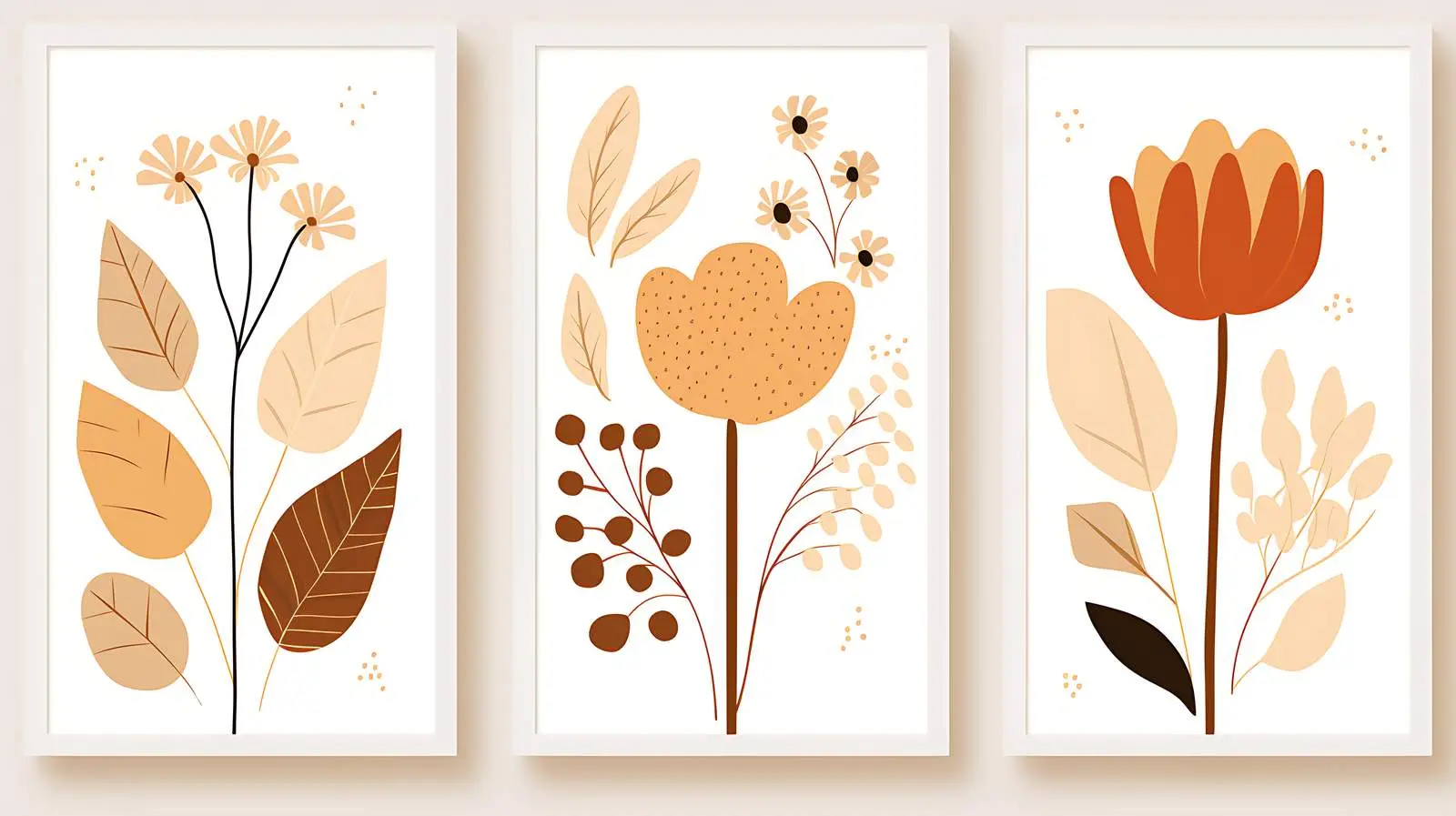 Abstract Flower Market Posters Collection — free download from Dotvec