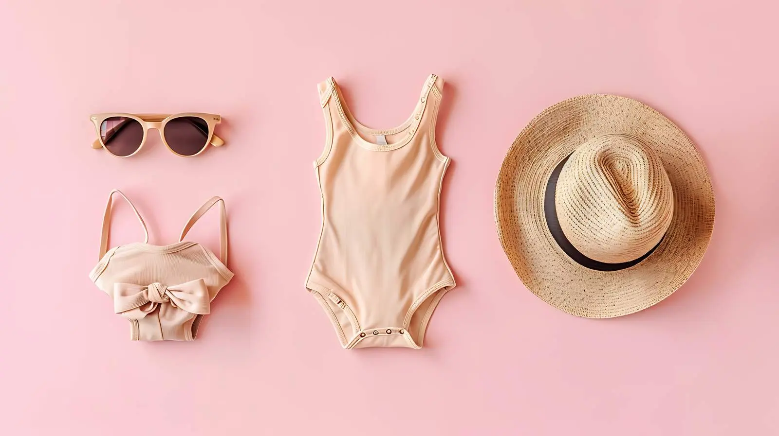 Baby Girl Summer Beach Fashion Clothes Set — free download from Dotvec