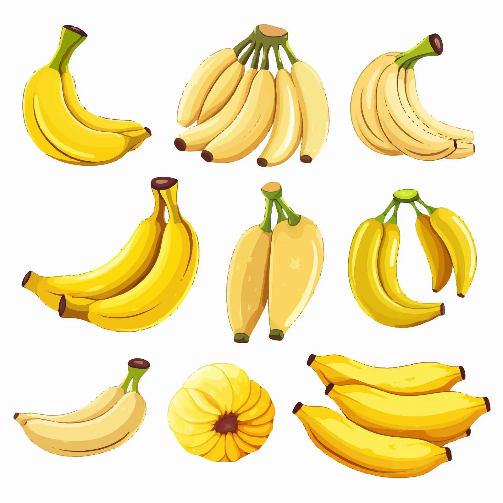 Banana Fruit Cartoon Vector Illustration — free download from Dotvec