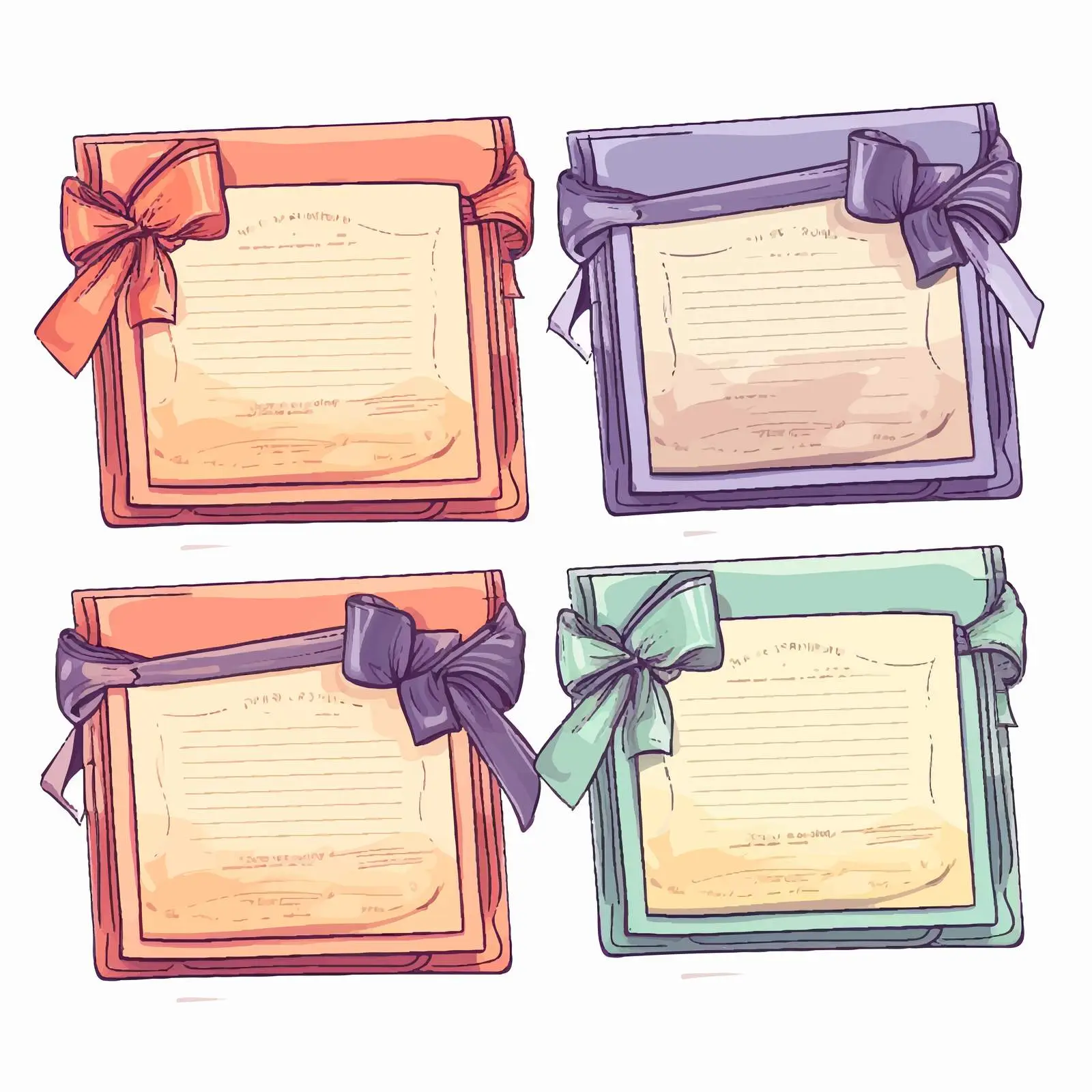 Elegant Certificates with Seal and Ribbon Design — free download from Dotvec