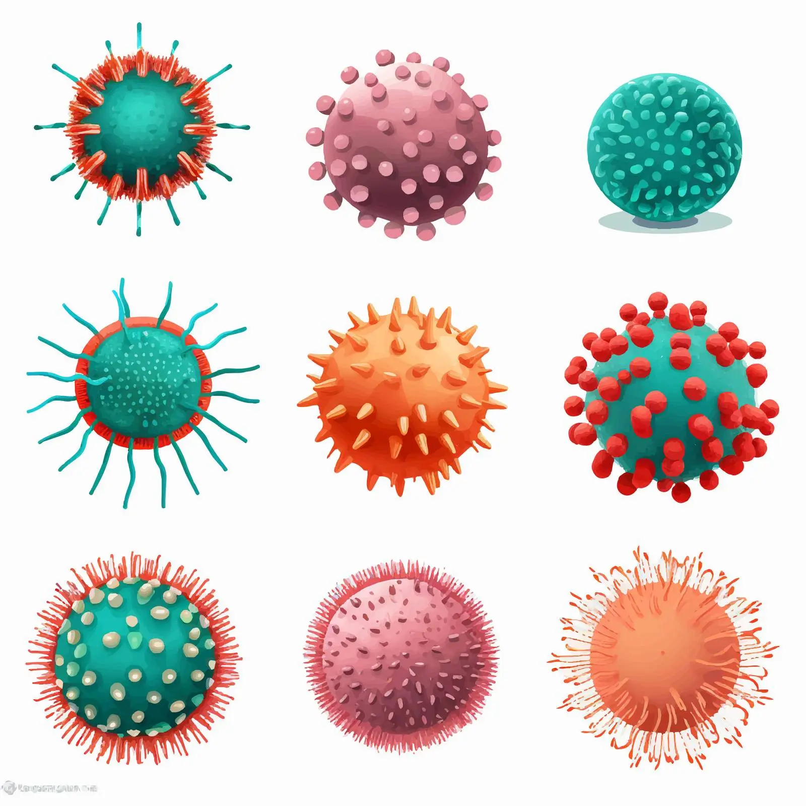 Coronavirus Structure Vector Illustration — free download from Dotvec