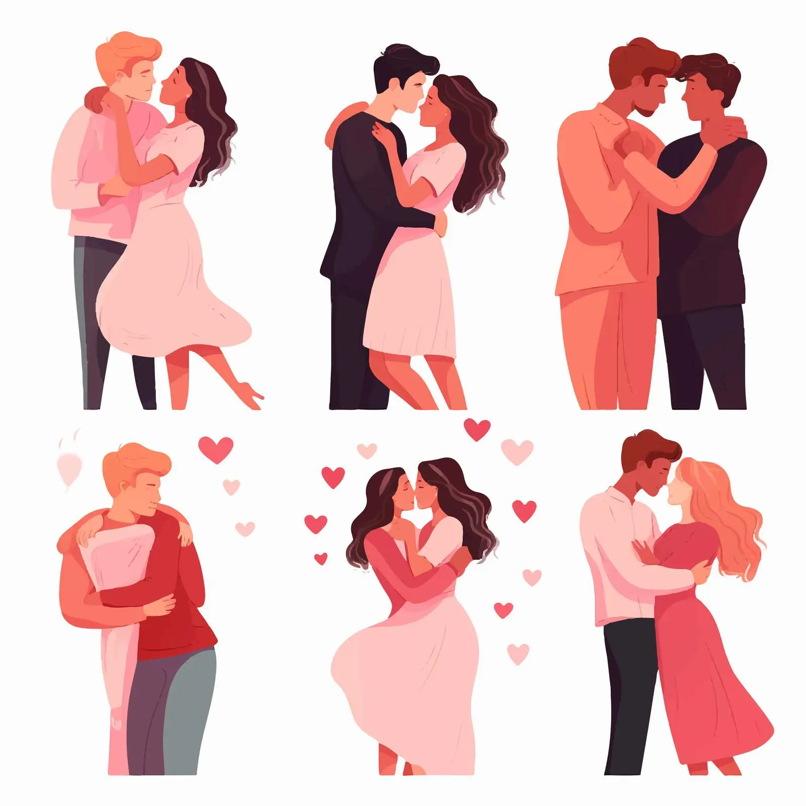 Portraits of Loving Couples — free download from Dotvec