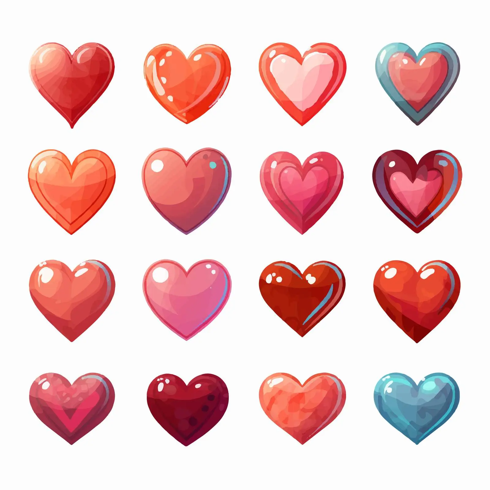 Various Heart Shape Illustrations for Creative Use – free abstract heart image from Dotvec