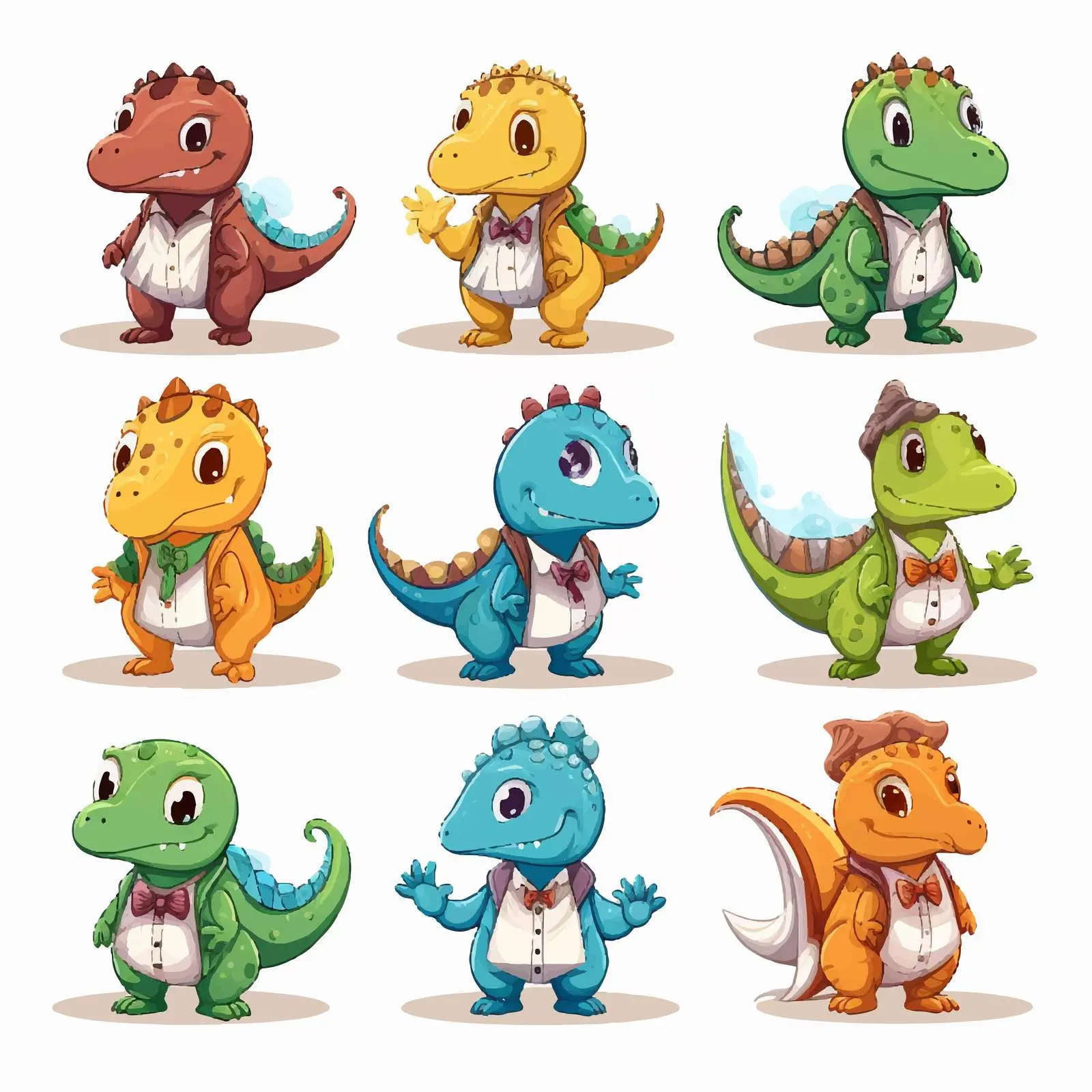 Dinosaur Theme Shirt Collection for Kids — free download from Dotvec