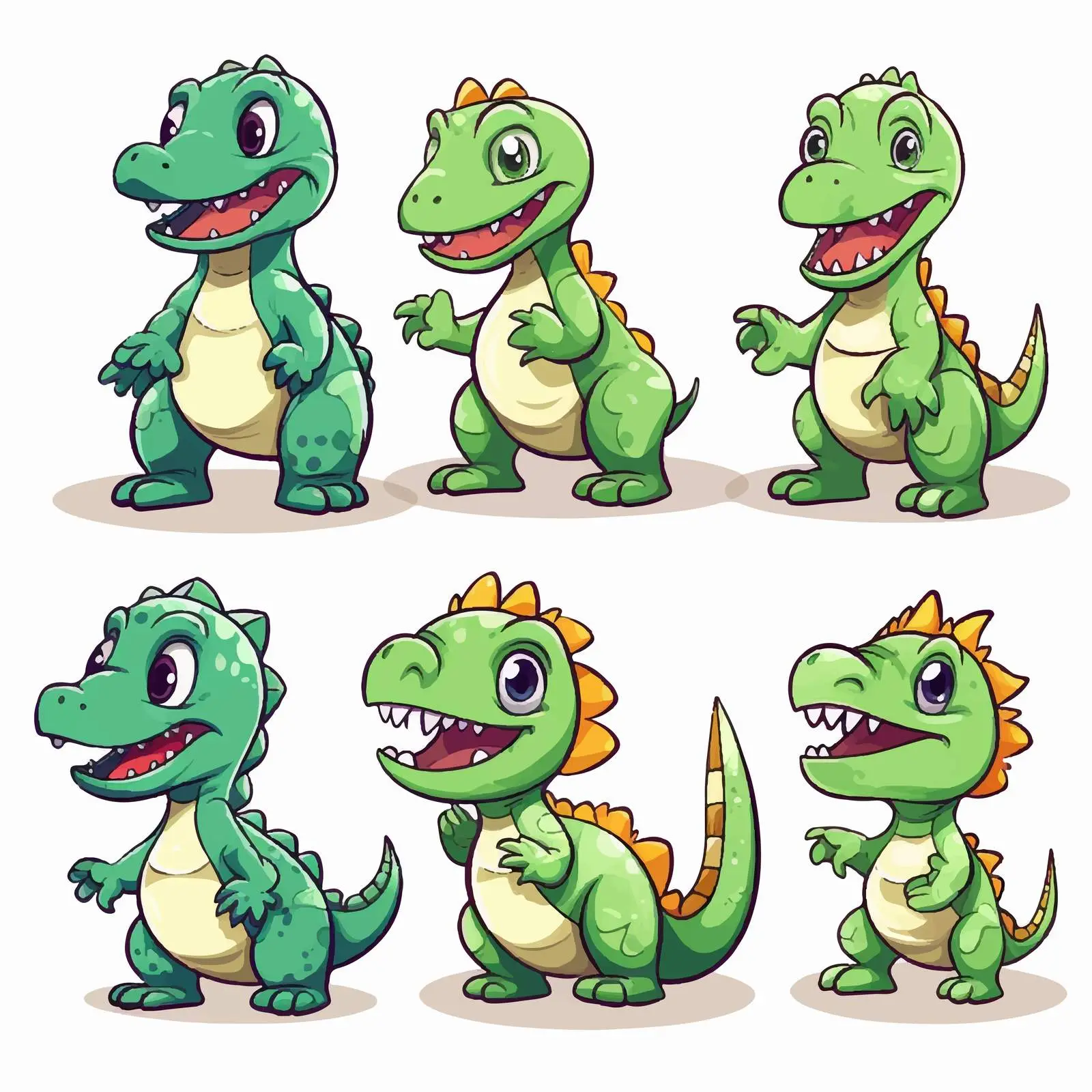 Dinosaur Scribble Style Vector Illustrations — free download from Dotvec