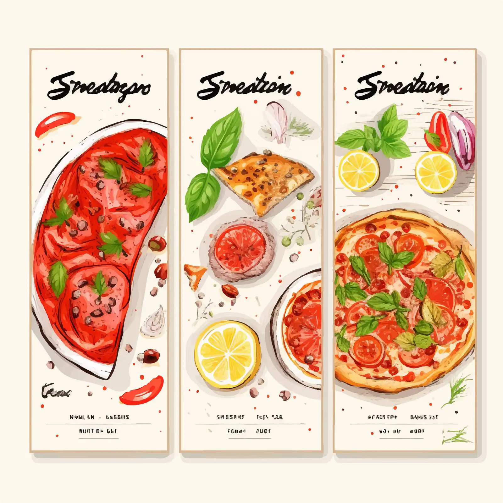 Colorful Flyer Templates Featuring Classical Pi Drawings — free download from Dotvec