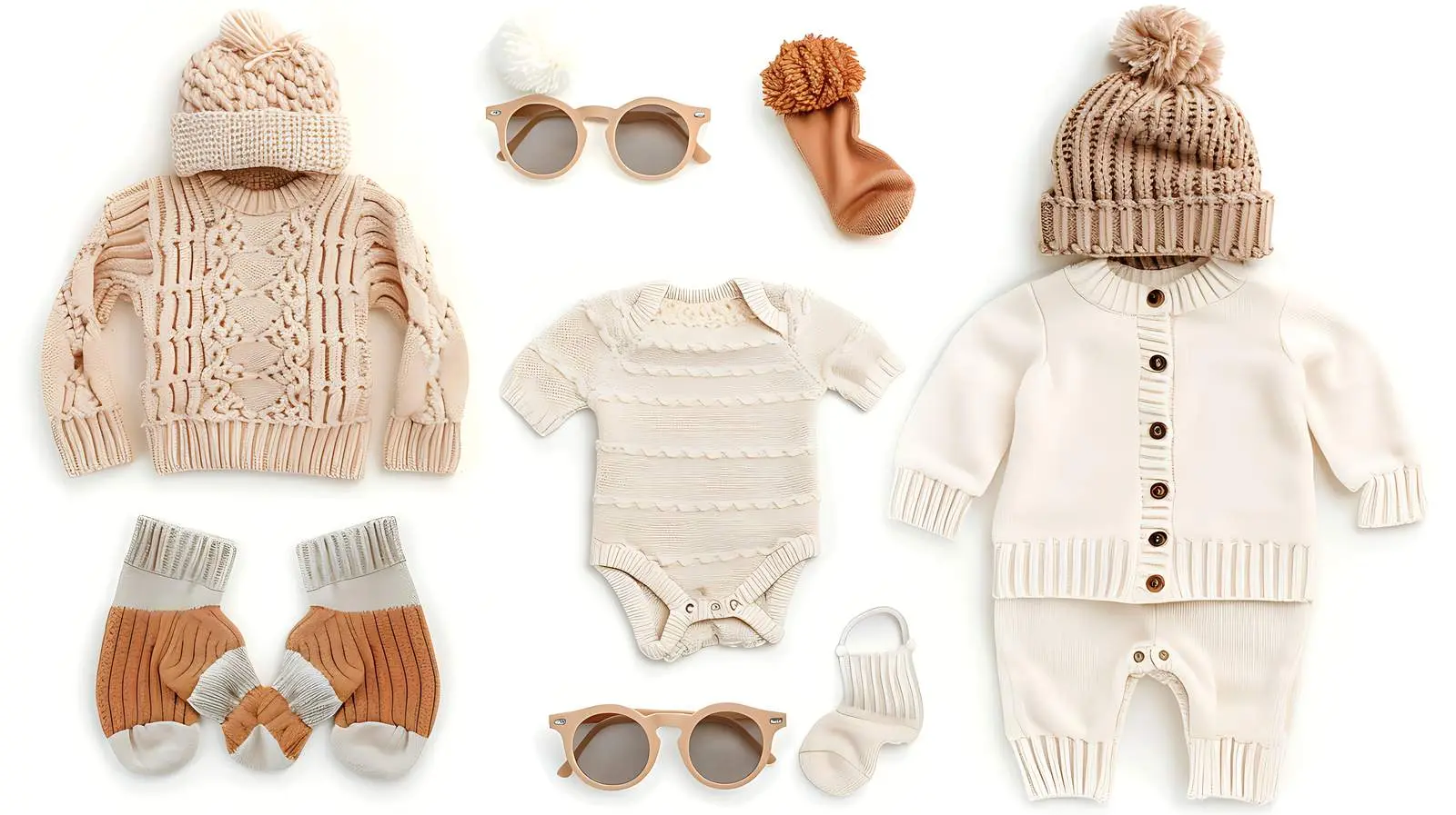 Knitted Baby Romper and Hat Set – free knitwear image from Dotvec