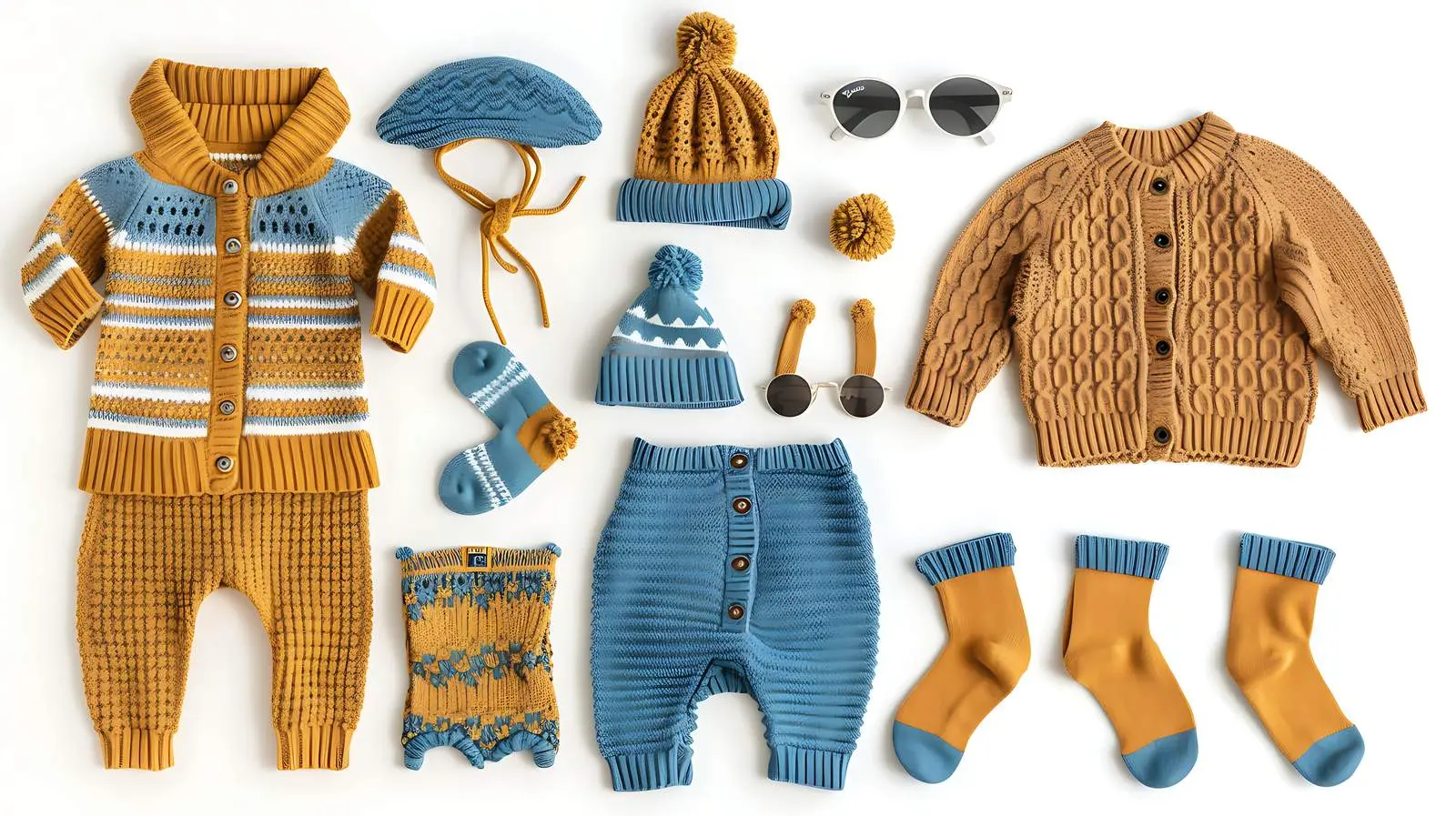 Knitted Baby Romper and Hat Set – free knitwear image from Dotvec