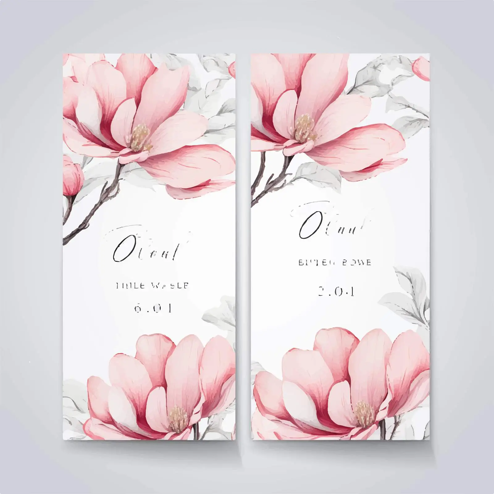 Elegant Wedding Invitation and Save the Date Templates — free download from Dotvec