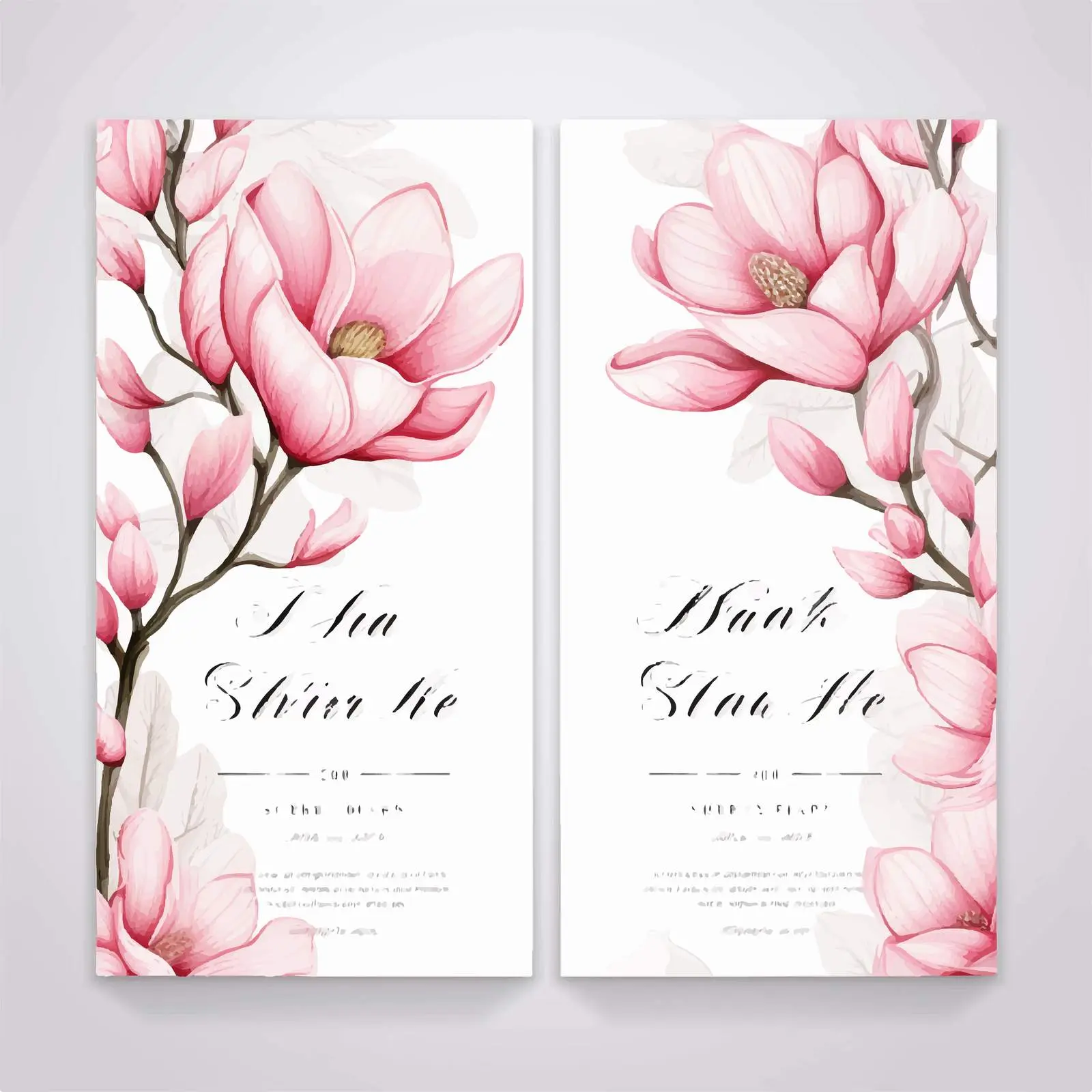 Elegant Wedding Invitation and Save the Date Templates – free celebration invitation image from Dotvec