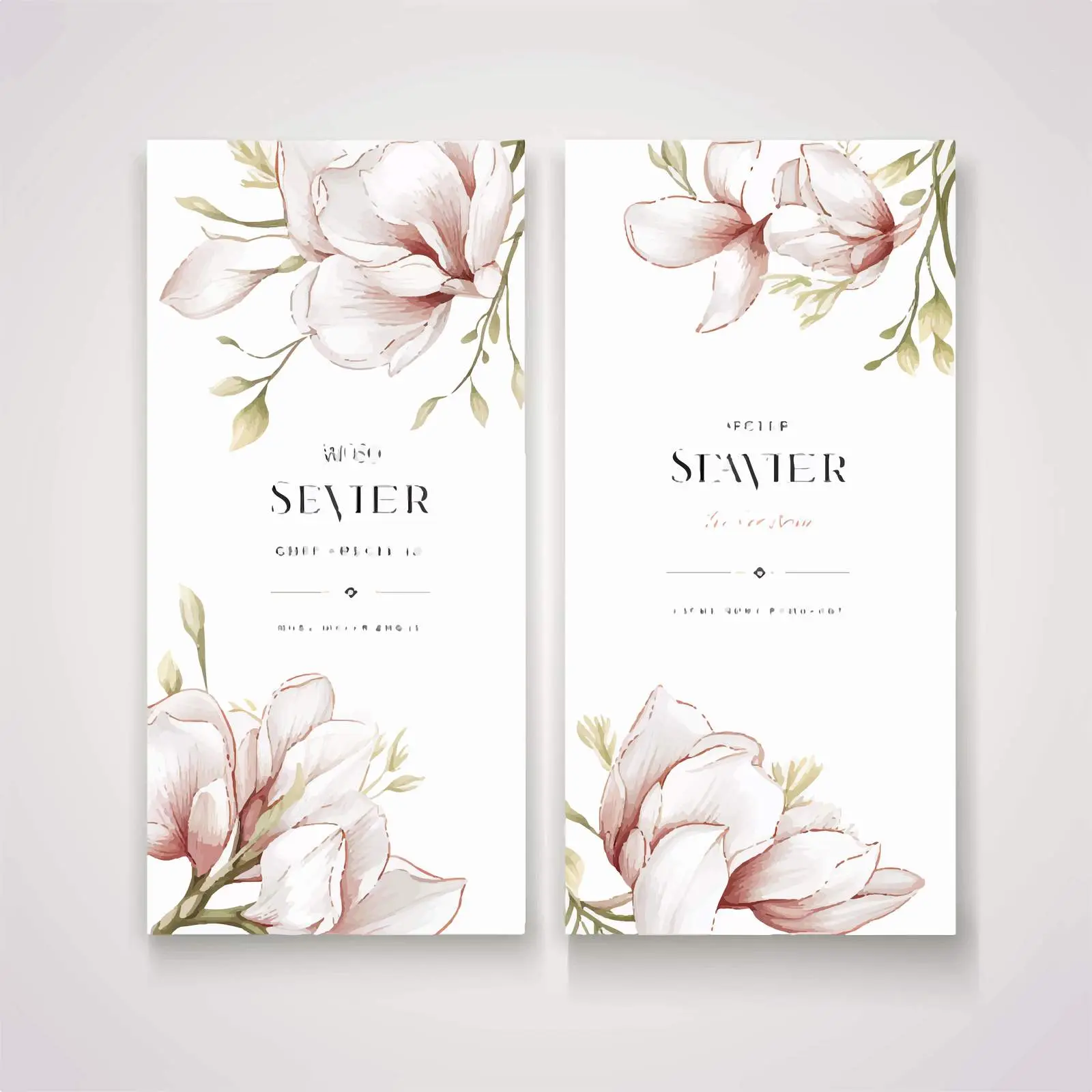 Wedding Invitation and Save the Date Templates — free download from Dotvec