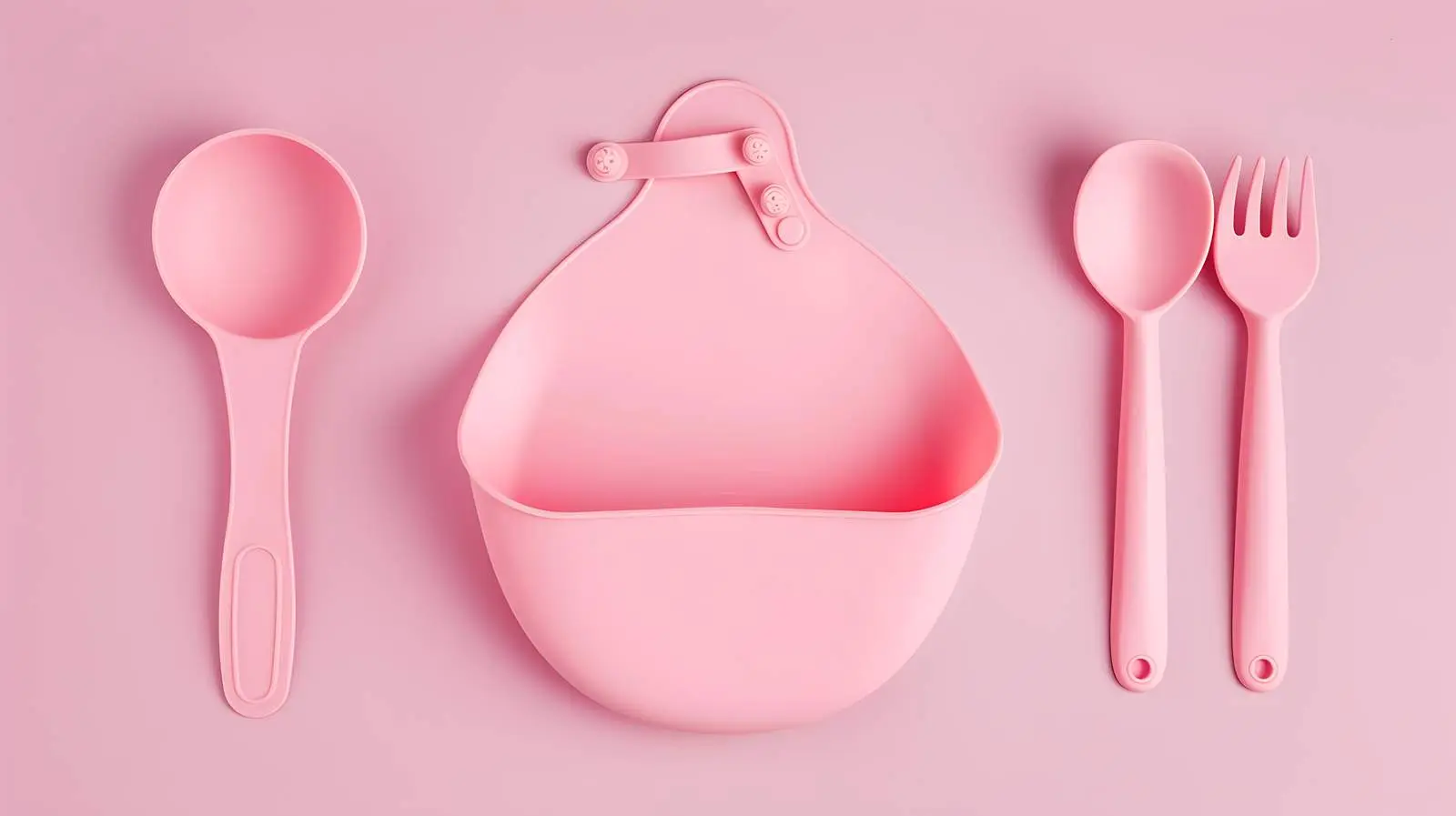 Silicone Bowl and Spoon Set for Babies — free download from Dotvec