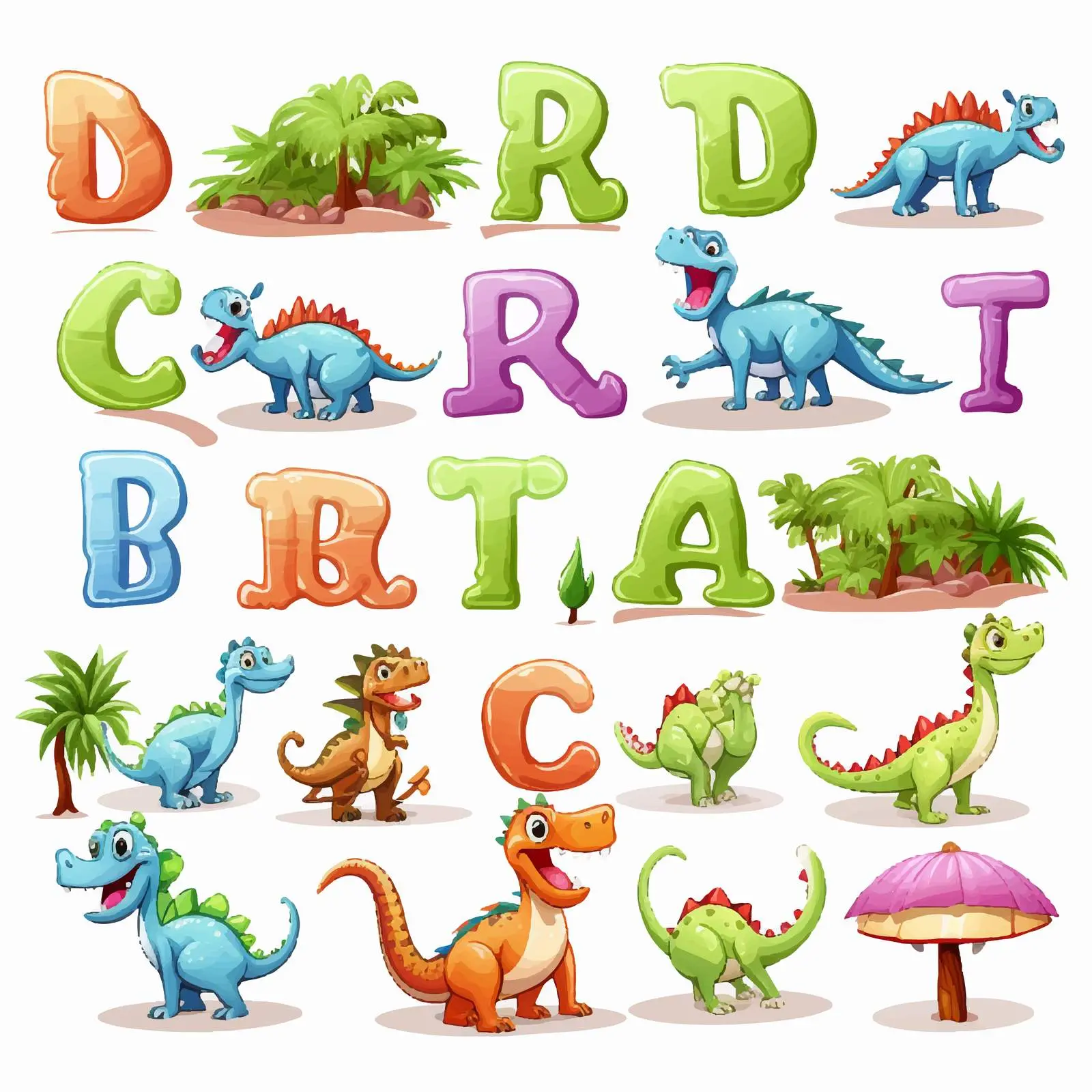 Dinosaur Handwriting Practice Spelling Worksheet — free download from Dotvec