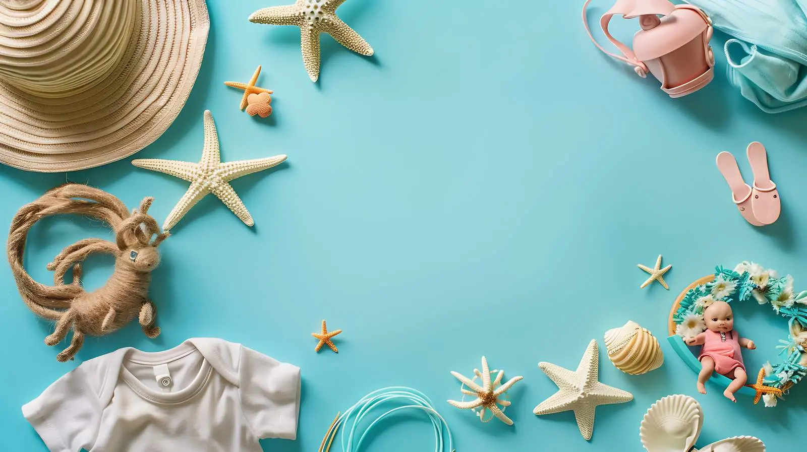 Stylish Scandinavian Beach Set for Kids – free nordic image from Dotvec