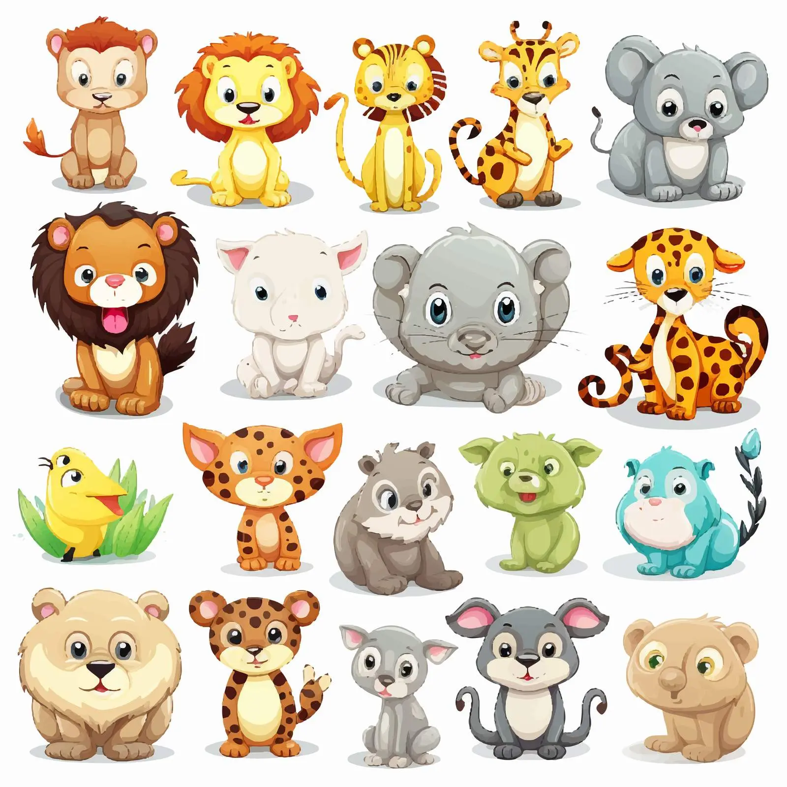 Diverse Animal and Object Vector Illustration — free download from Dotvec