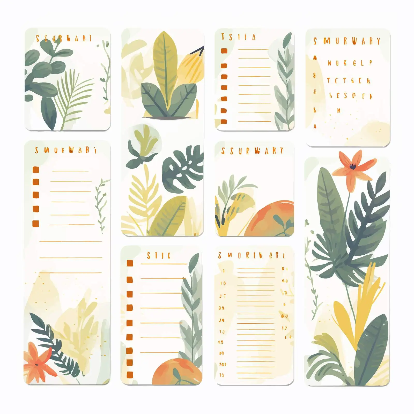 Weekly Planner and To-Do List Templates — free download from Dotvec