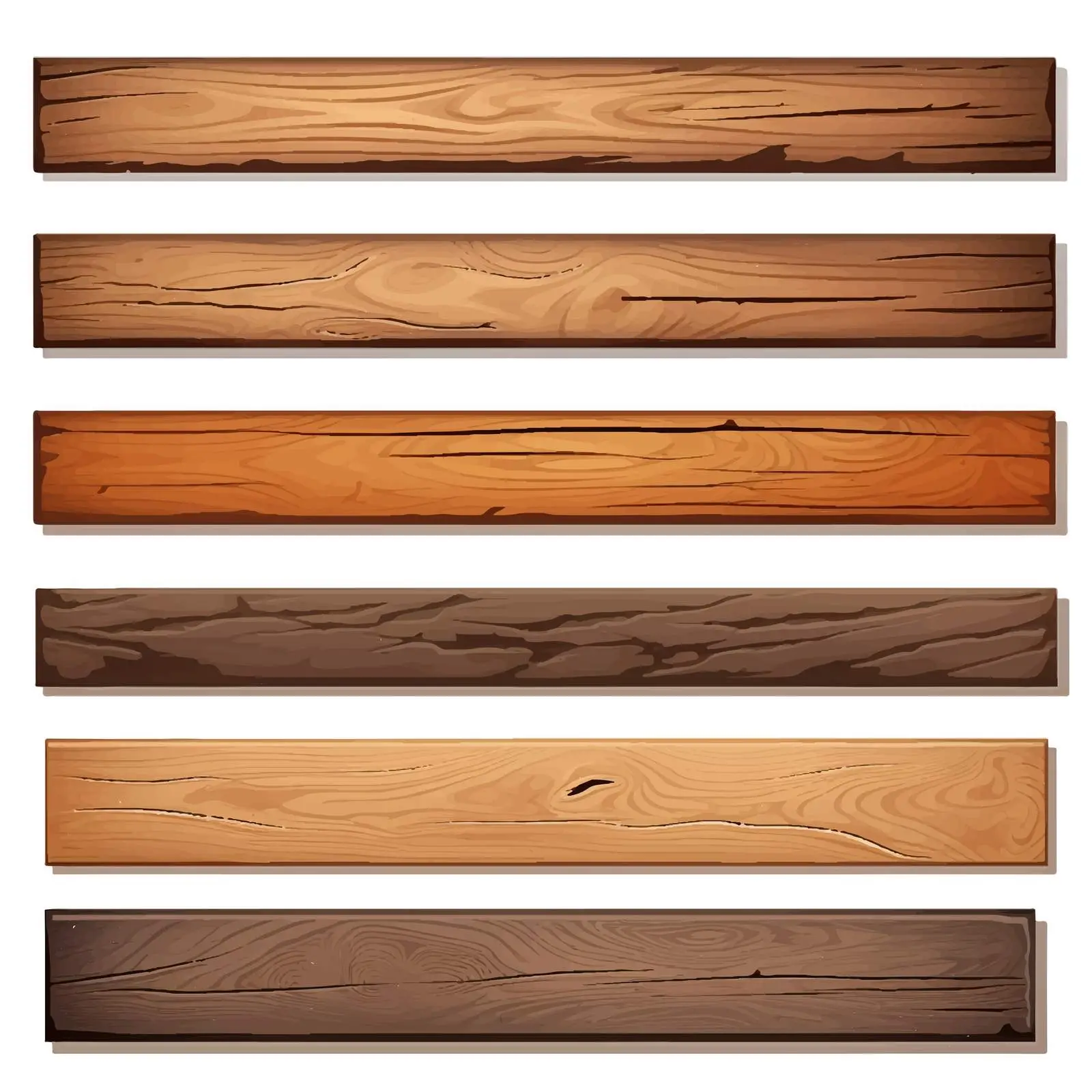 Collection of Wooden Planks with Textures — free download from Dotvec