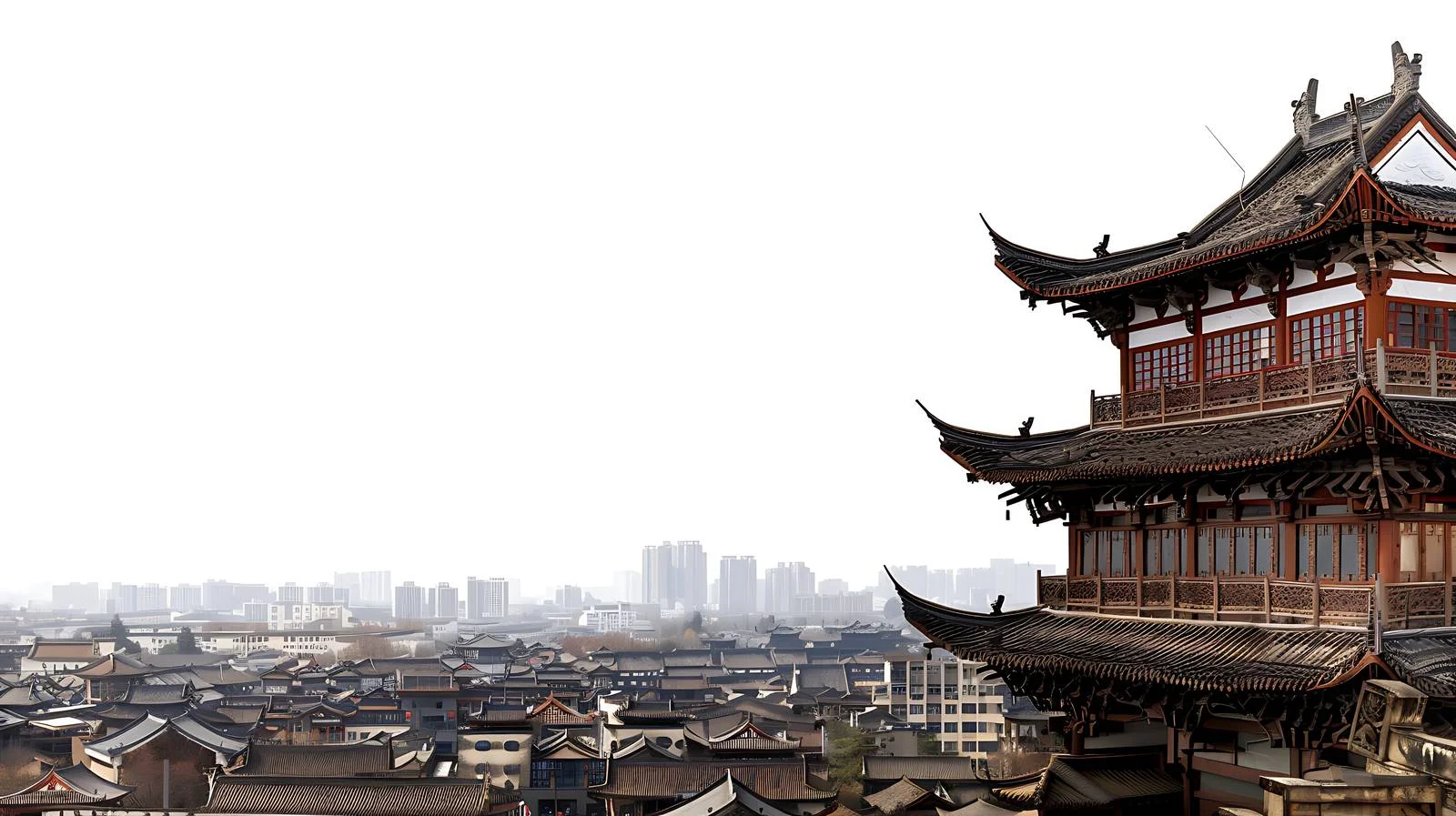 Hanzhong City Scenery View — free download from Dotvec