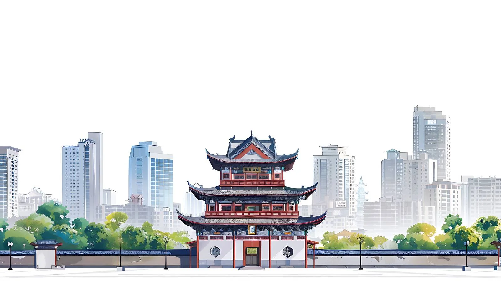 Hanzhong City Scenery — free download from Dotvec
