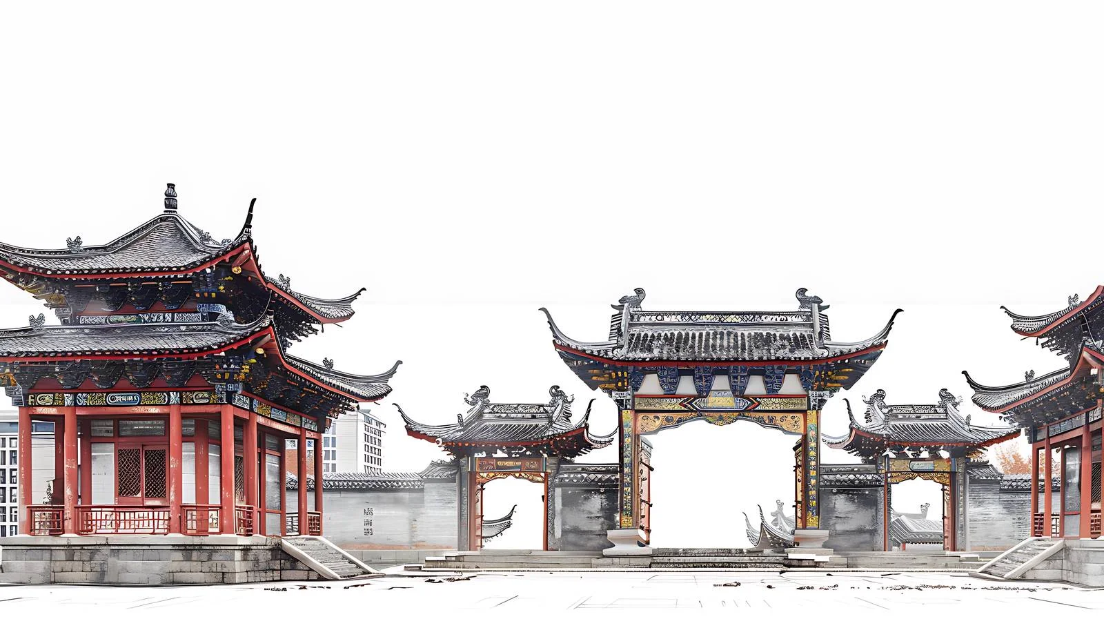 Hanzhong City Scenery — free download from Dotvec