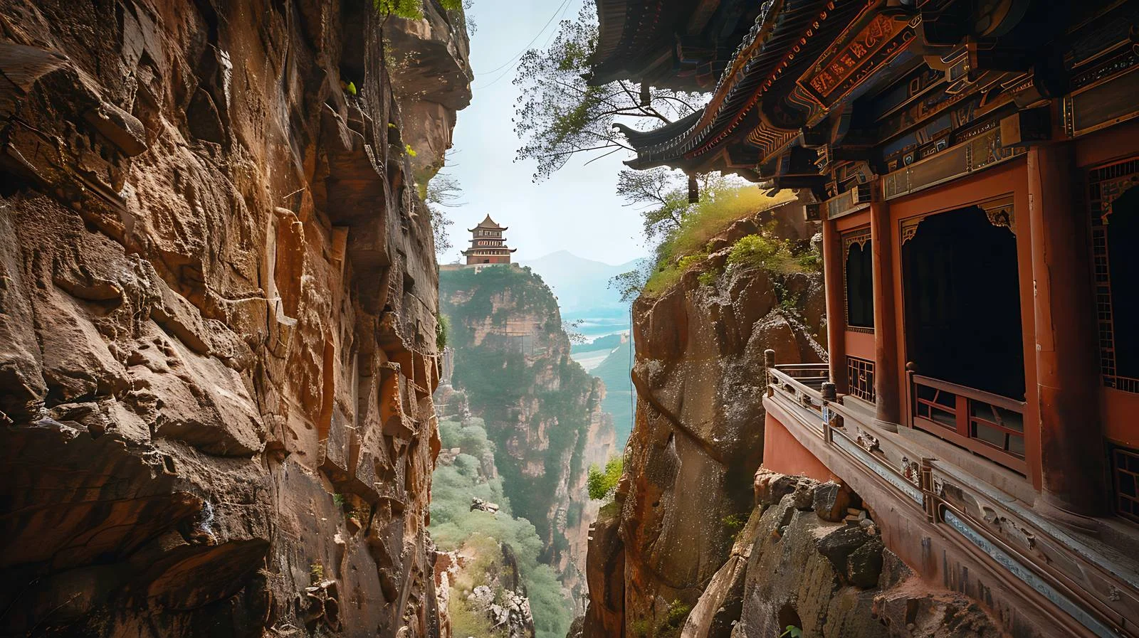 Serene Shaanxi Landscape on White Background — free download from Dotvec